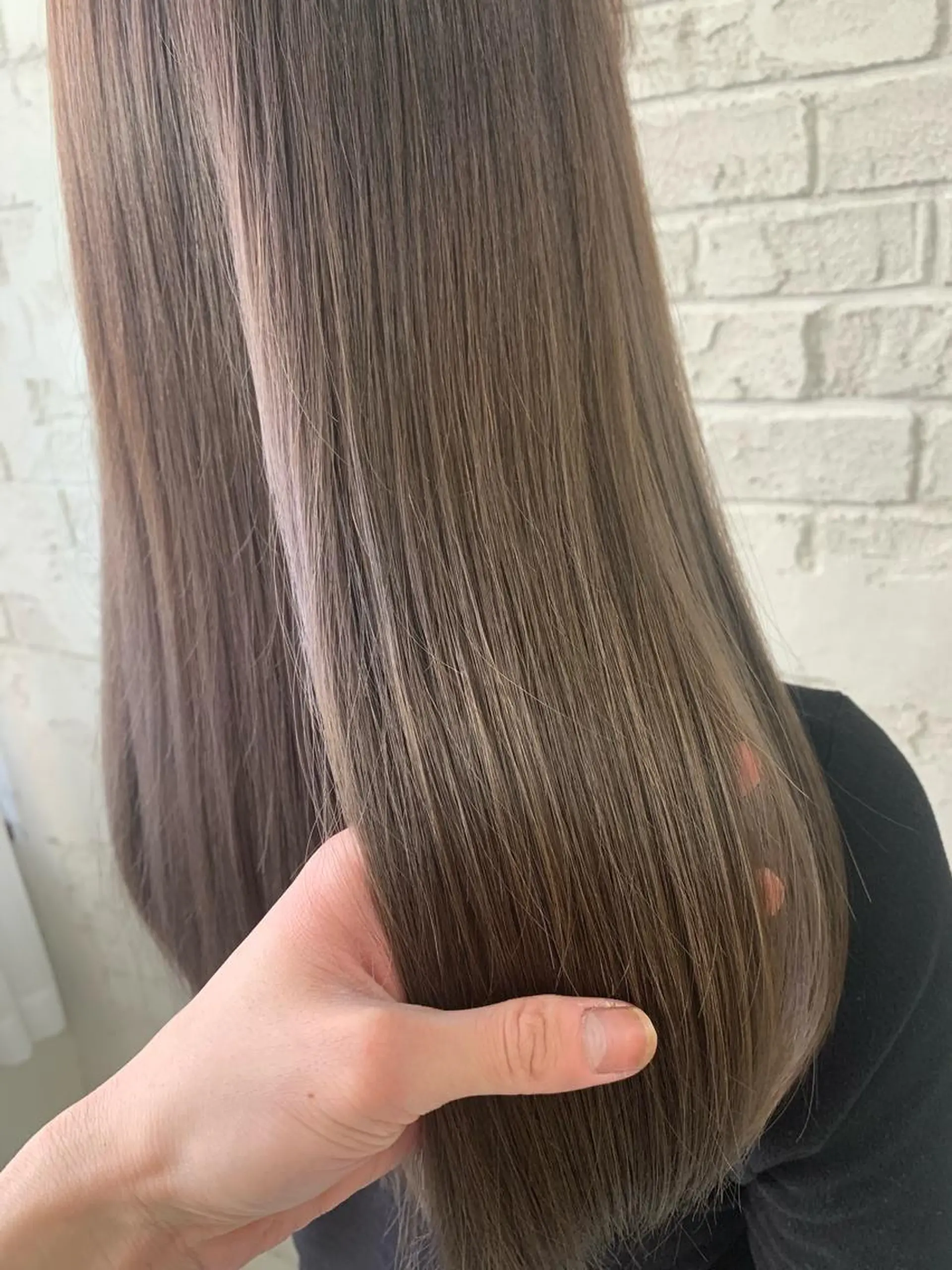 セミロング カット ヘアカラー トリートメント 🇺🇸ハイライト特 化美容師🇺🇸漆沢のヘアスタイル