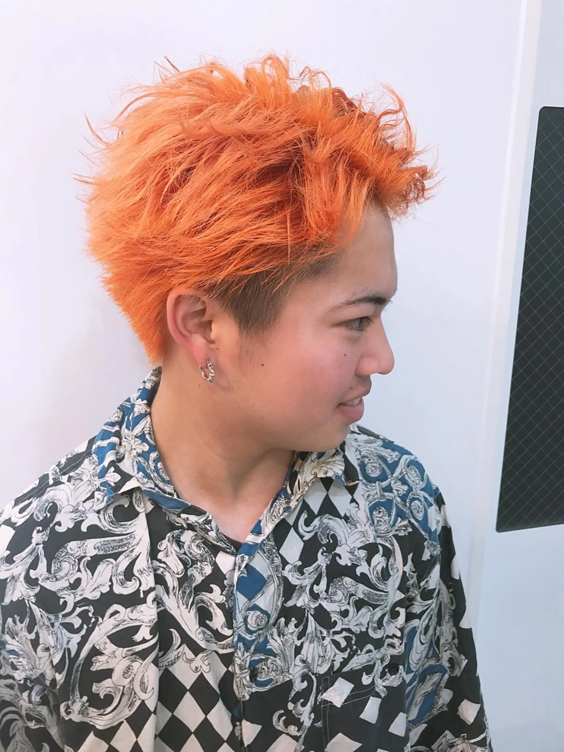 ショート カラー ヘアアレンジ メンズ nix-free所属・中尾 塁のヘアスタイル