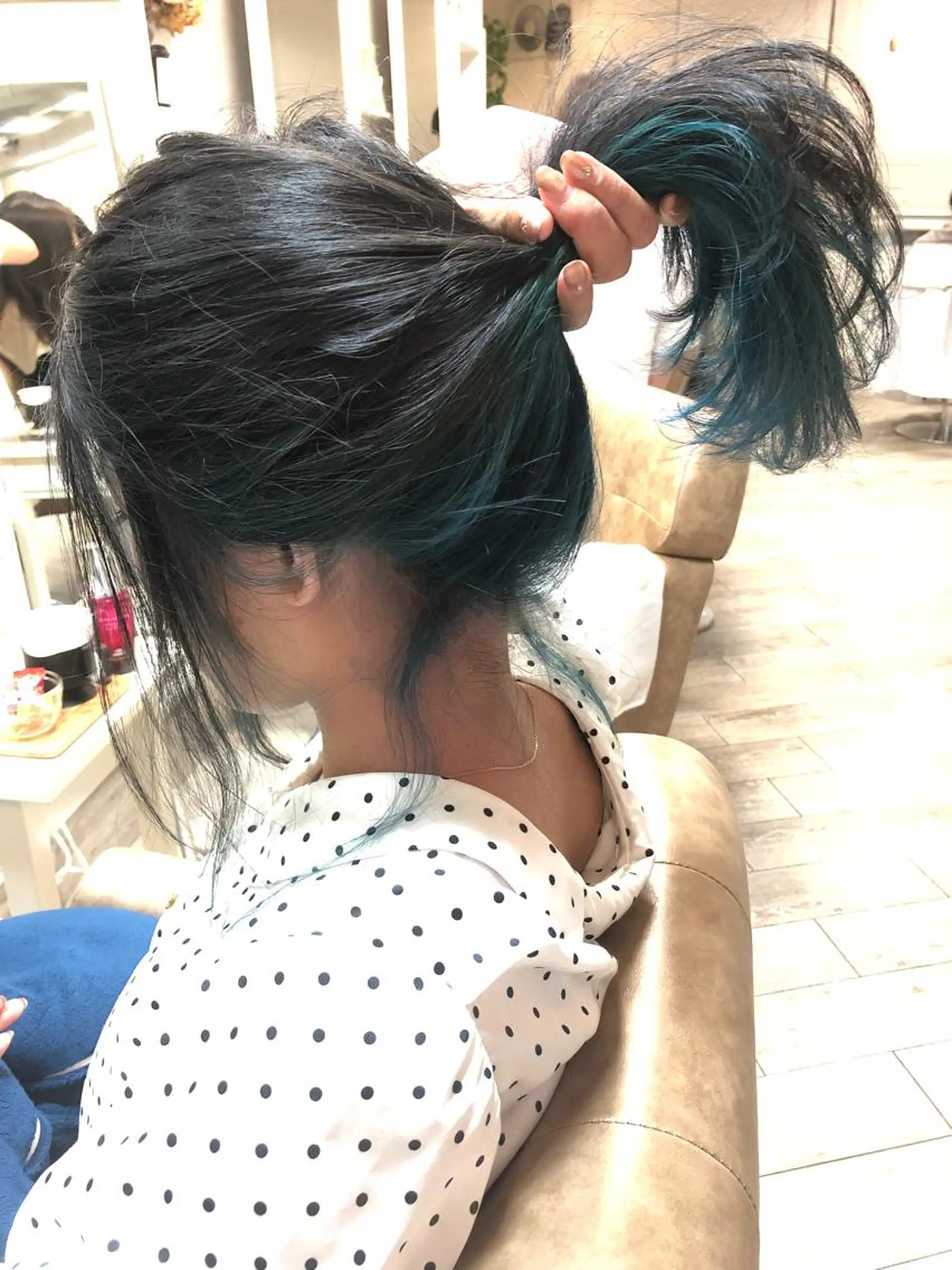 セミロング カラー SALOWIN三軒茶屋店所属・髪質改善/艶髪 やまなかのヘアスタイル