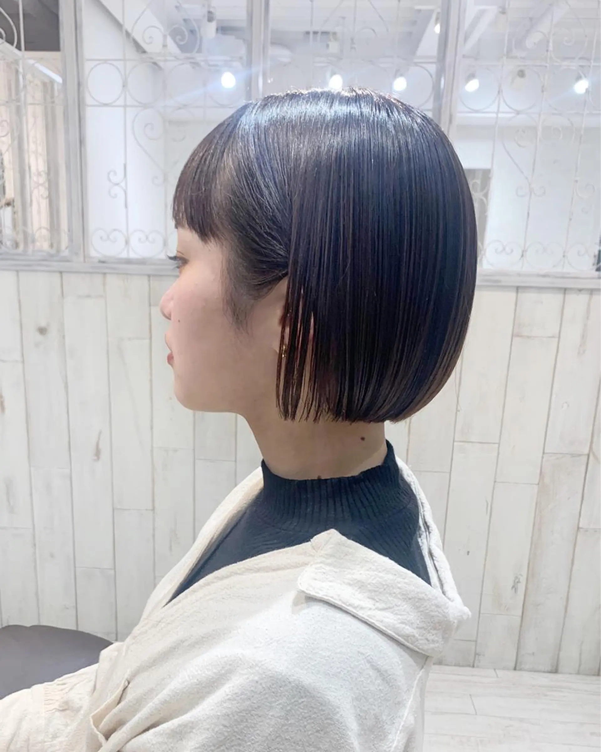 ショート 縮毛矯正/ショート/ レイヤー/畑中正敏のヘアスタイル