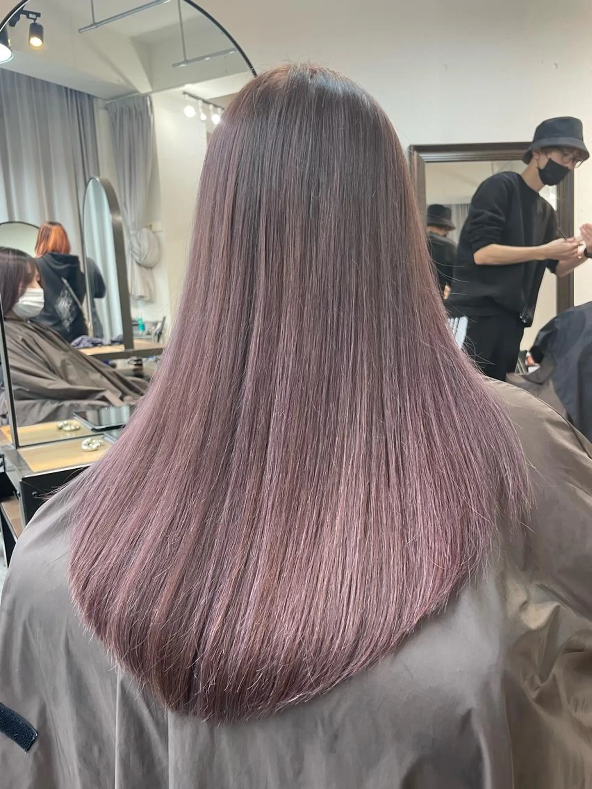 ロング カラー ヘアアレンジ カット ヘアカラー 🌹TikTok４万 ﾌｫﾛﾜｰ🌹AKIのヘアスタイル