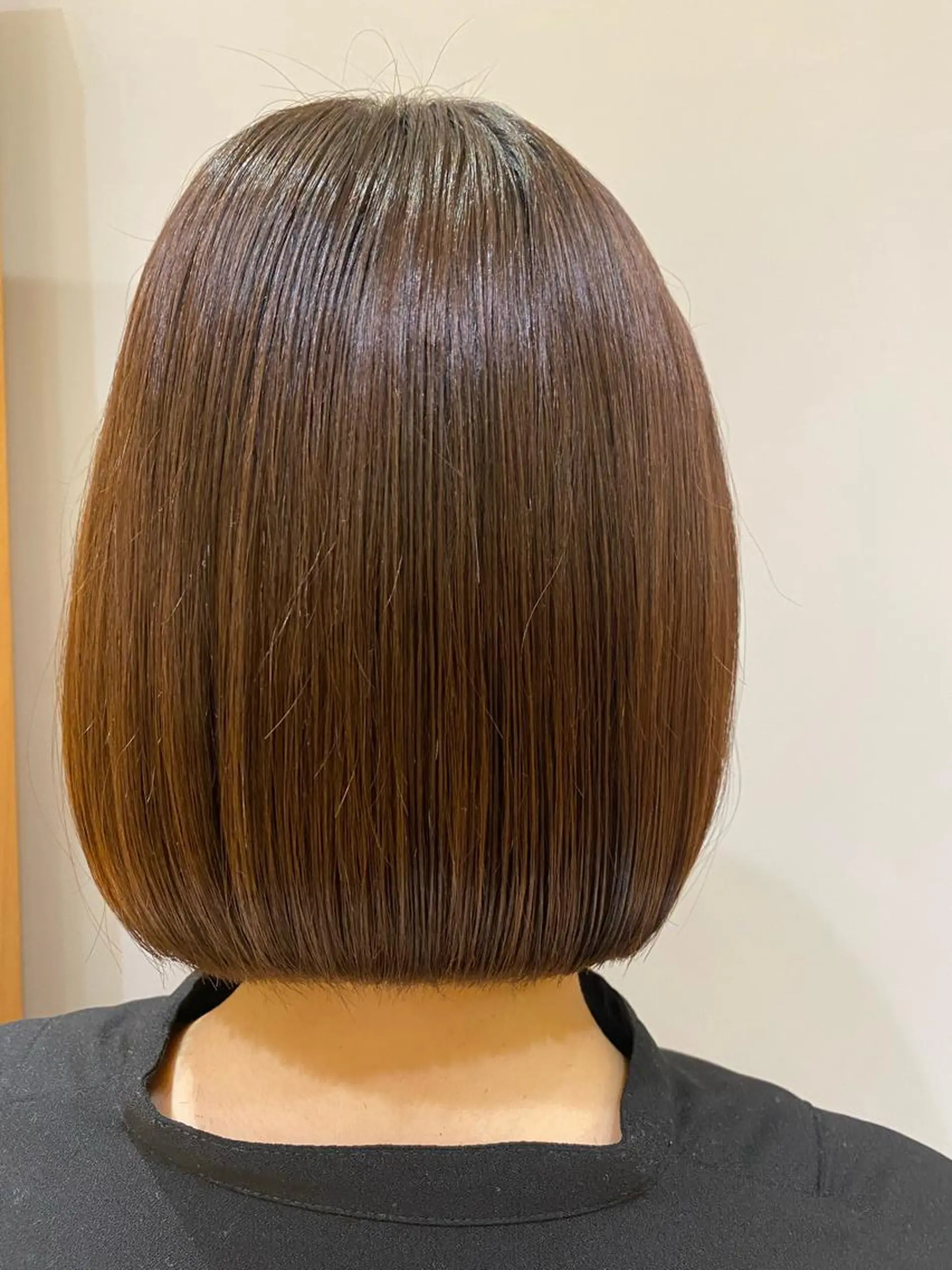 ミディアム ボブ カット トリートメント ボブパーマ/コテ巻き パーマ🌼杉田 萌恵のヘアスタイル