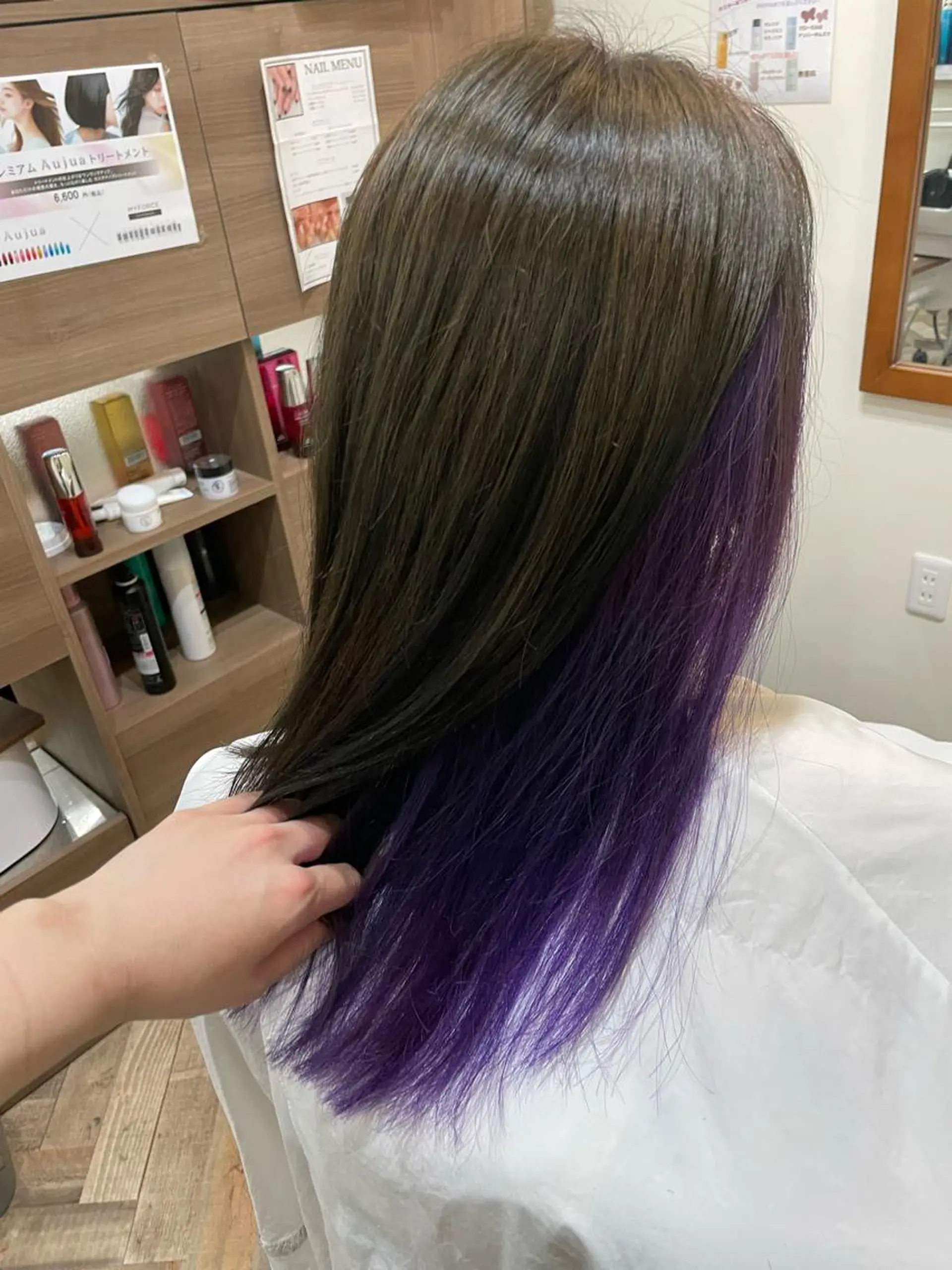 カラー バイオレットカラー hair studio PEACE所属・寺本 早希のヘアスタイル