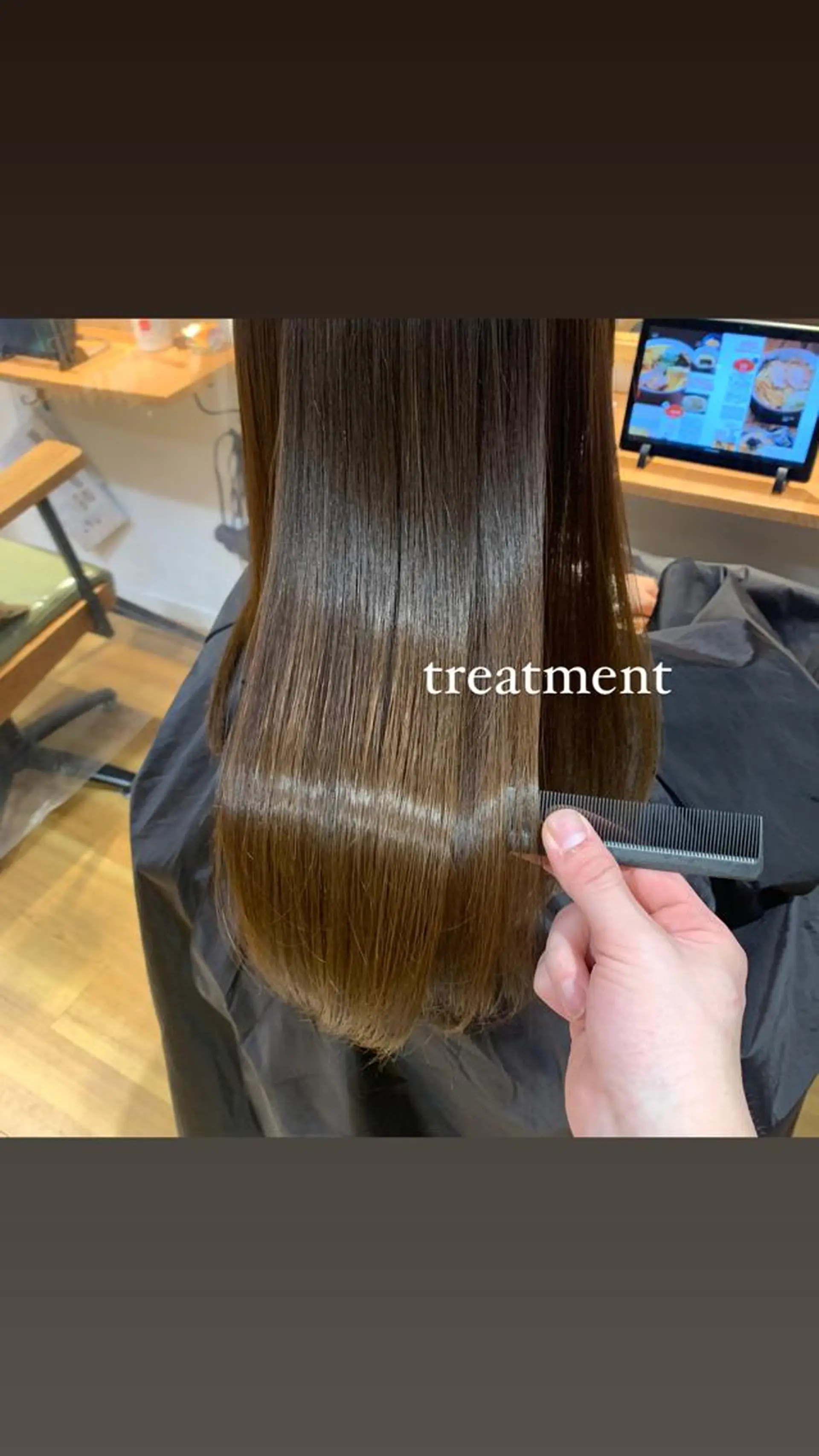 ロング 髪質改善 トリートメント カット トリートメント little 小濱彰太のヘアスタイル