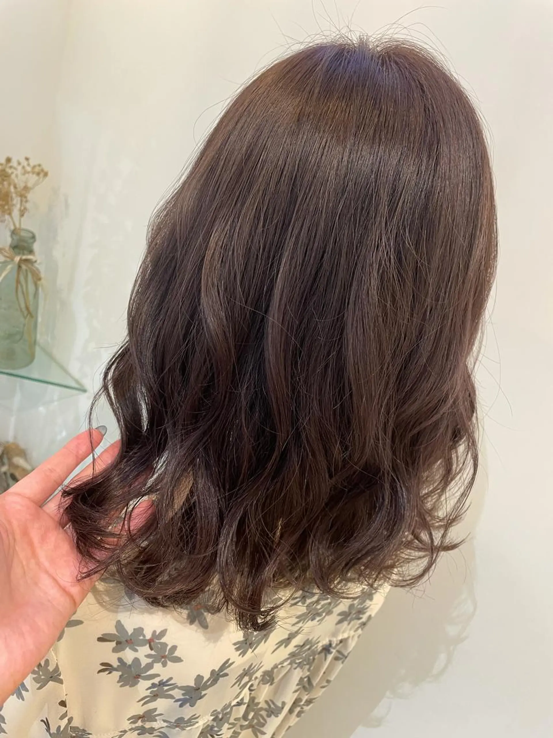 ミディアム カラー 極艶透明感カラー🐰 髪質改善/出雲つぐみのヘアスタイル