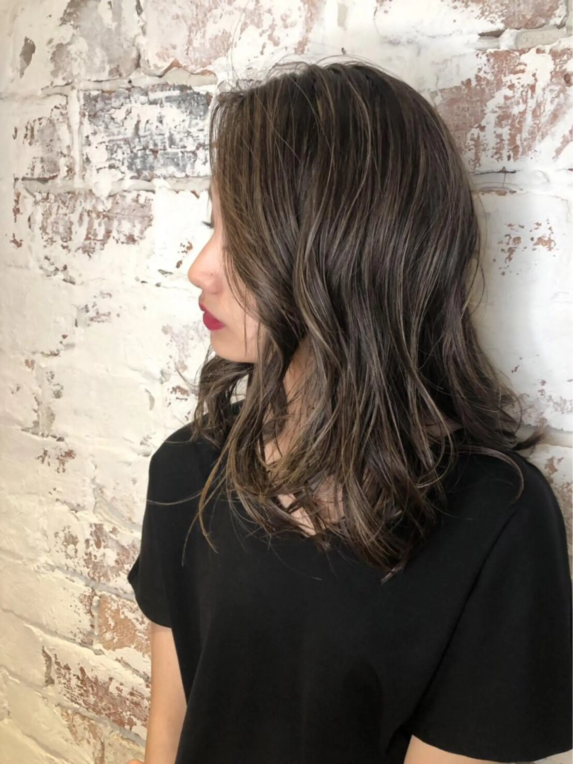 ミディアム 髪質改善／艶髪特化 /柔らかさ/清水翔矢のヘアスタイル