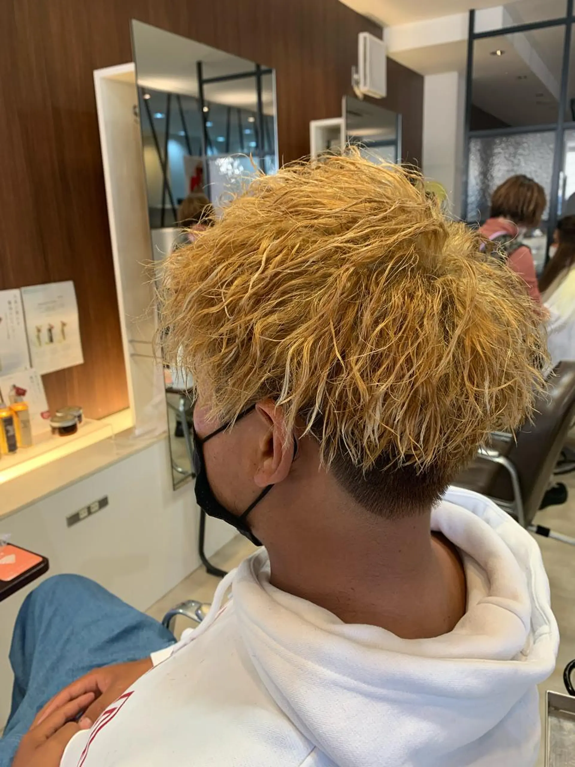 ショート メンズ メンズパーマ/難波/ 心斎橋　室園亮佑のヘアスタイル