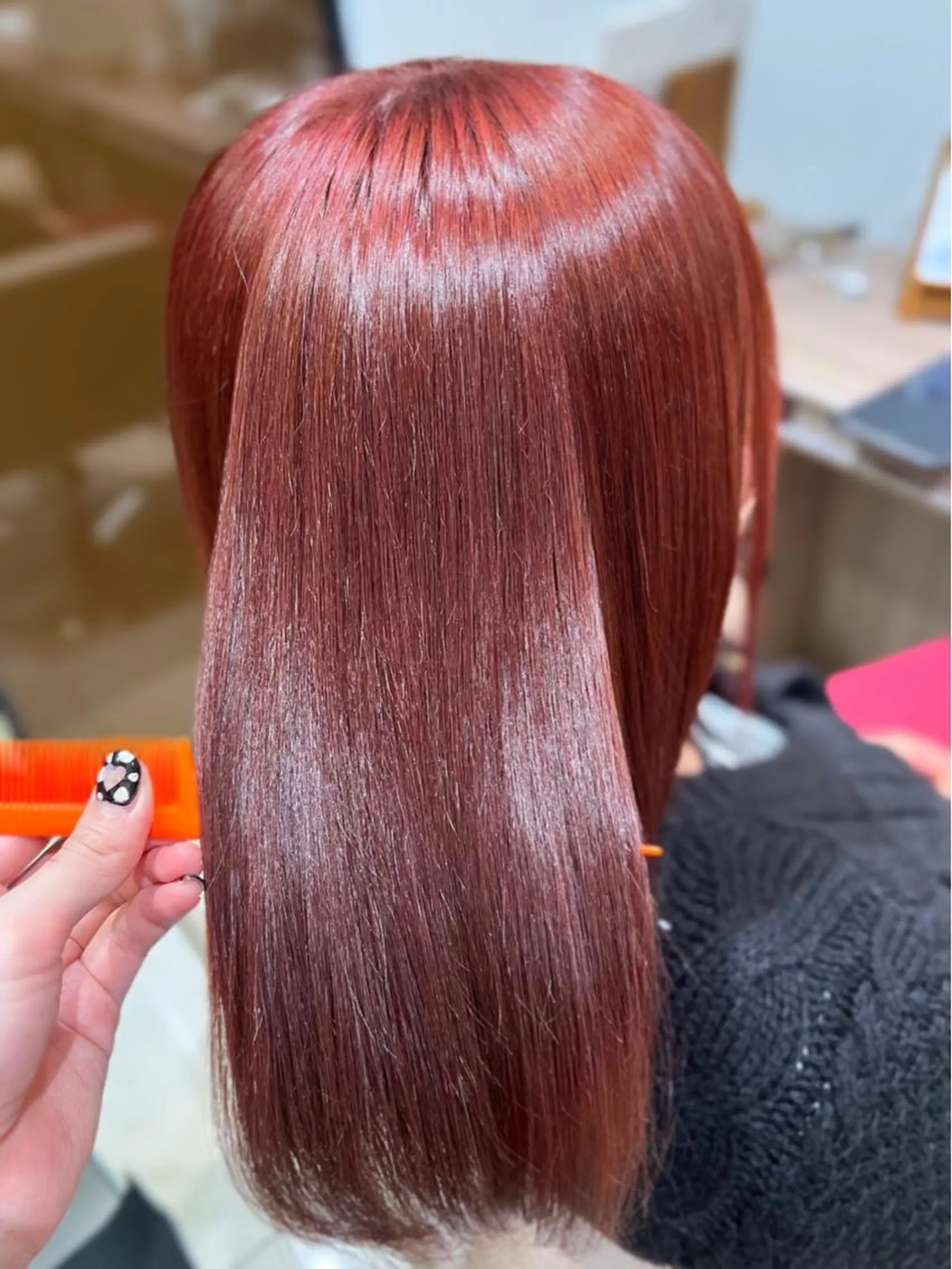 セミロング カラー ピンクカラー Ash 銀座店所属・銀座/カラー 🎀momo🎀のヘアスタイル