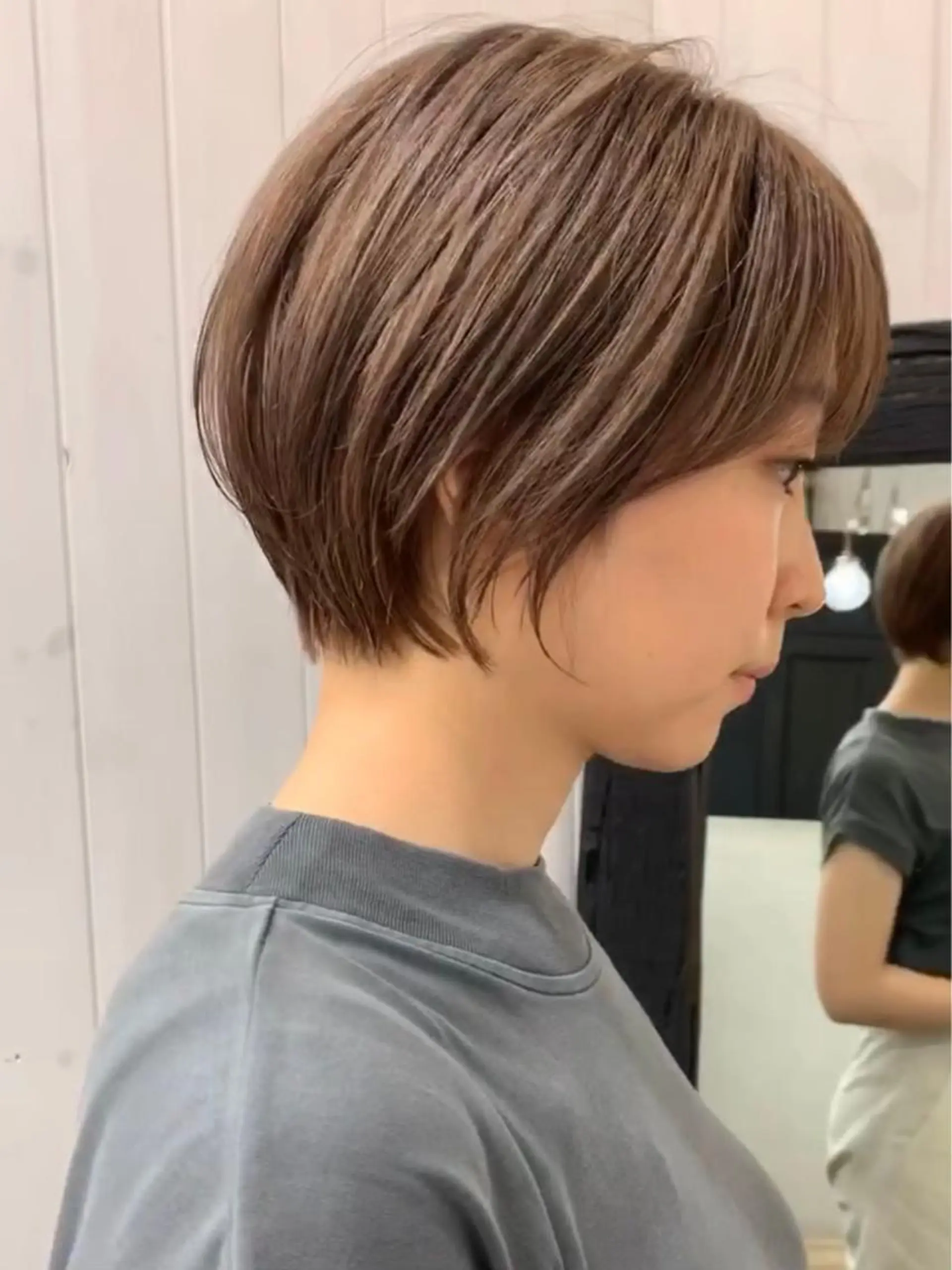 ショート カラー ヘアアレンジ ブリーチダブルカラー ハイライト/山本喜熙のヘアスタイル