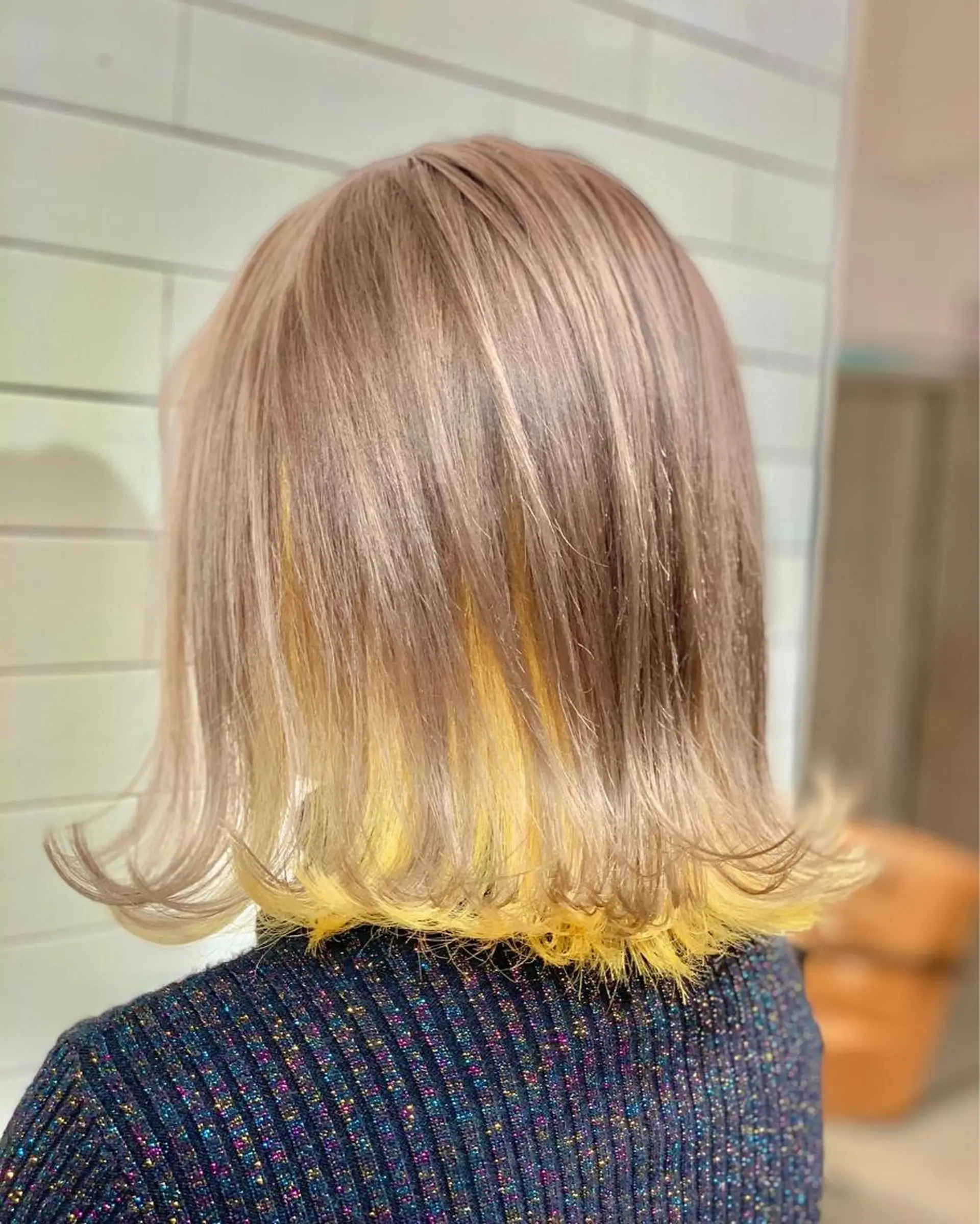 ショート カラー ヘアアレンジ ショートボブ ベージュカラー ブリーチ ケアブリーチ ダブルカラー カット ヘアカラー トリートメント 髪質改善×ハイトーン 中田啄也のヘアスタイル