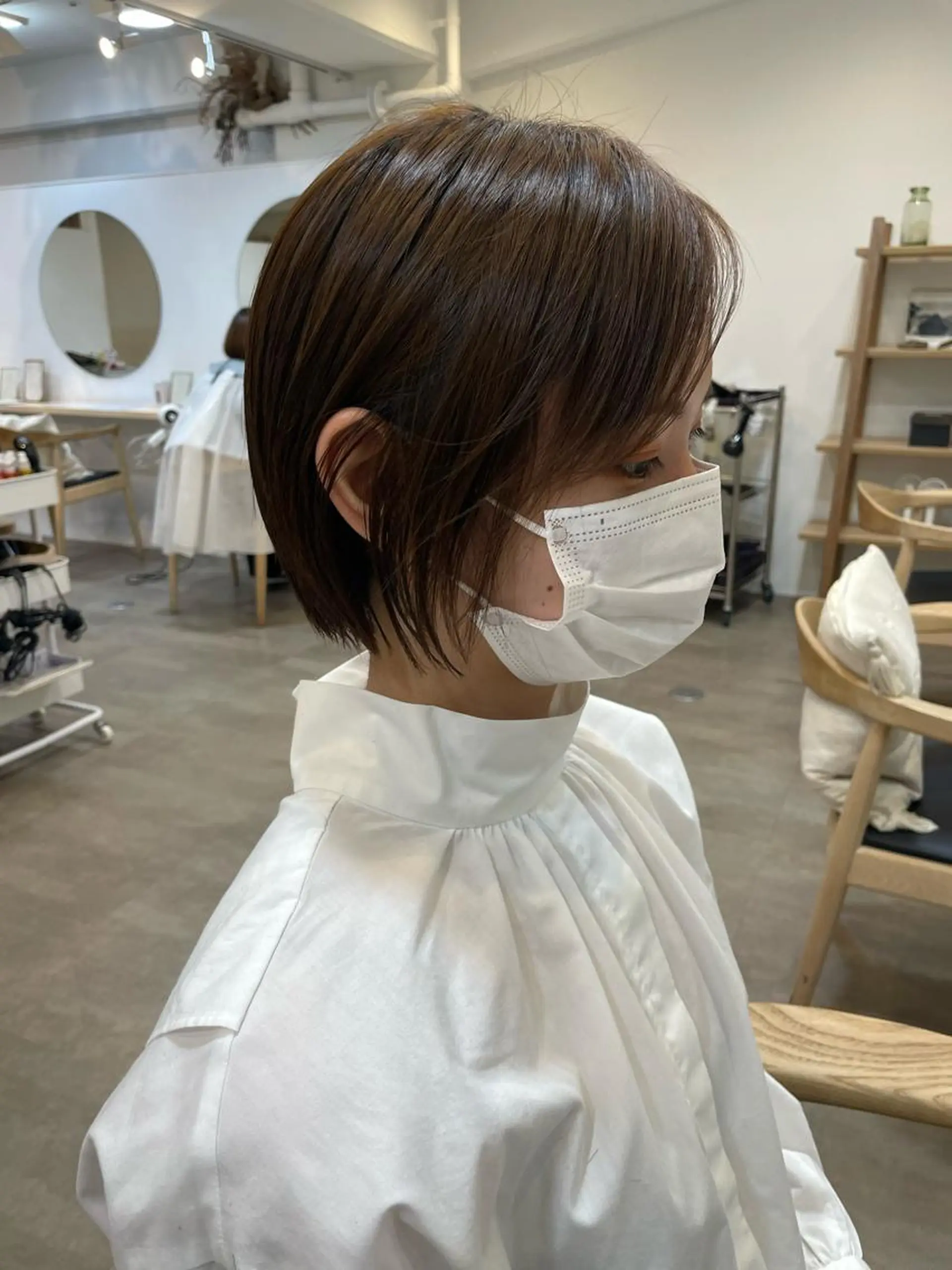 ショート 大迫 江梨のヘアスタイル