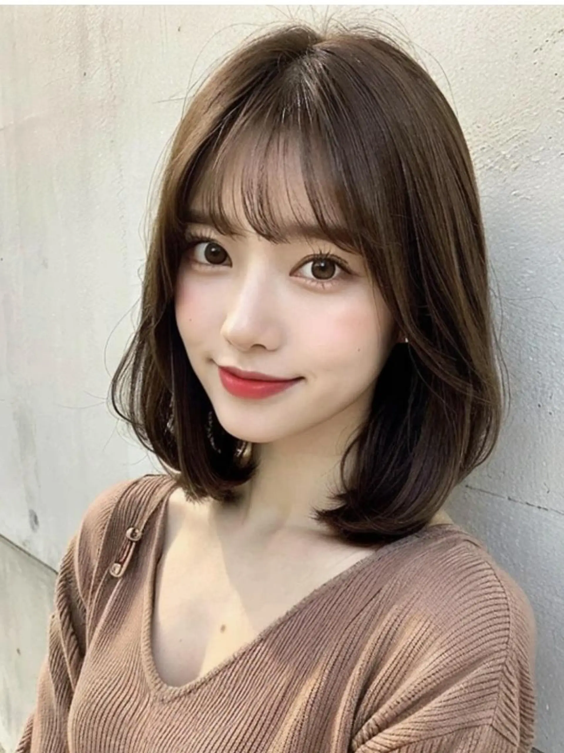 セミロング 髪質改善🇰🇷 レイヤーカット/梅田のヘアスタイル