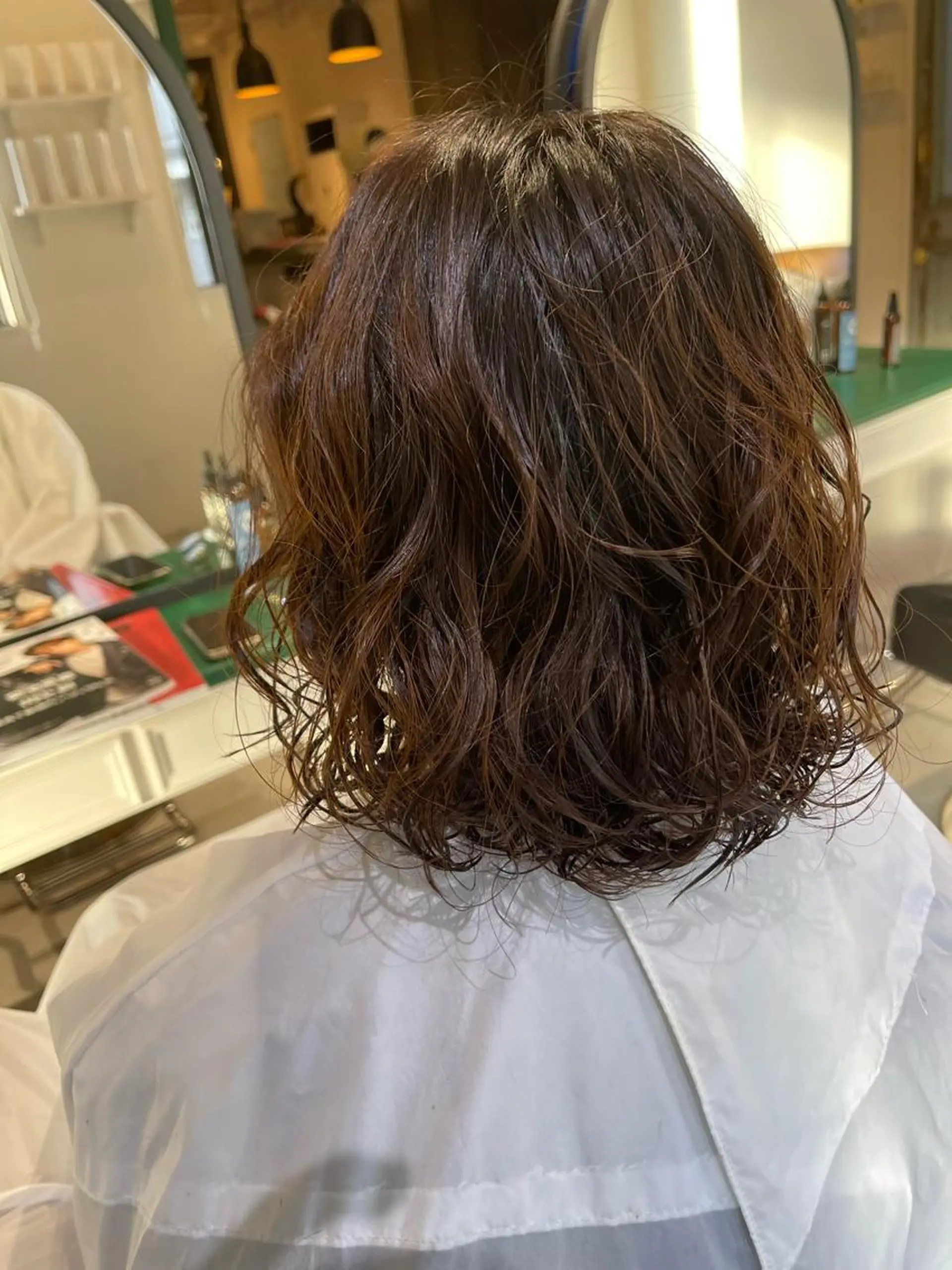ミディアム パーマ カット ヘアカラー パーマ トリートメント &SONS所属・&SONS 小林亨のヘアスタイル