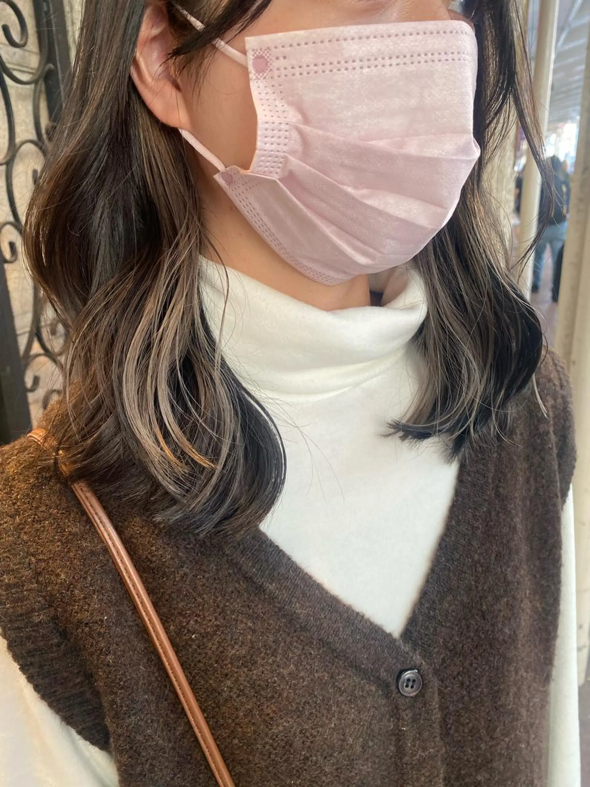 セミロング 藤原 侑香のヘアスタイル