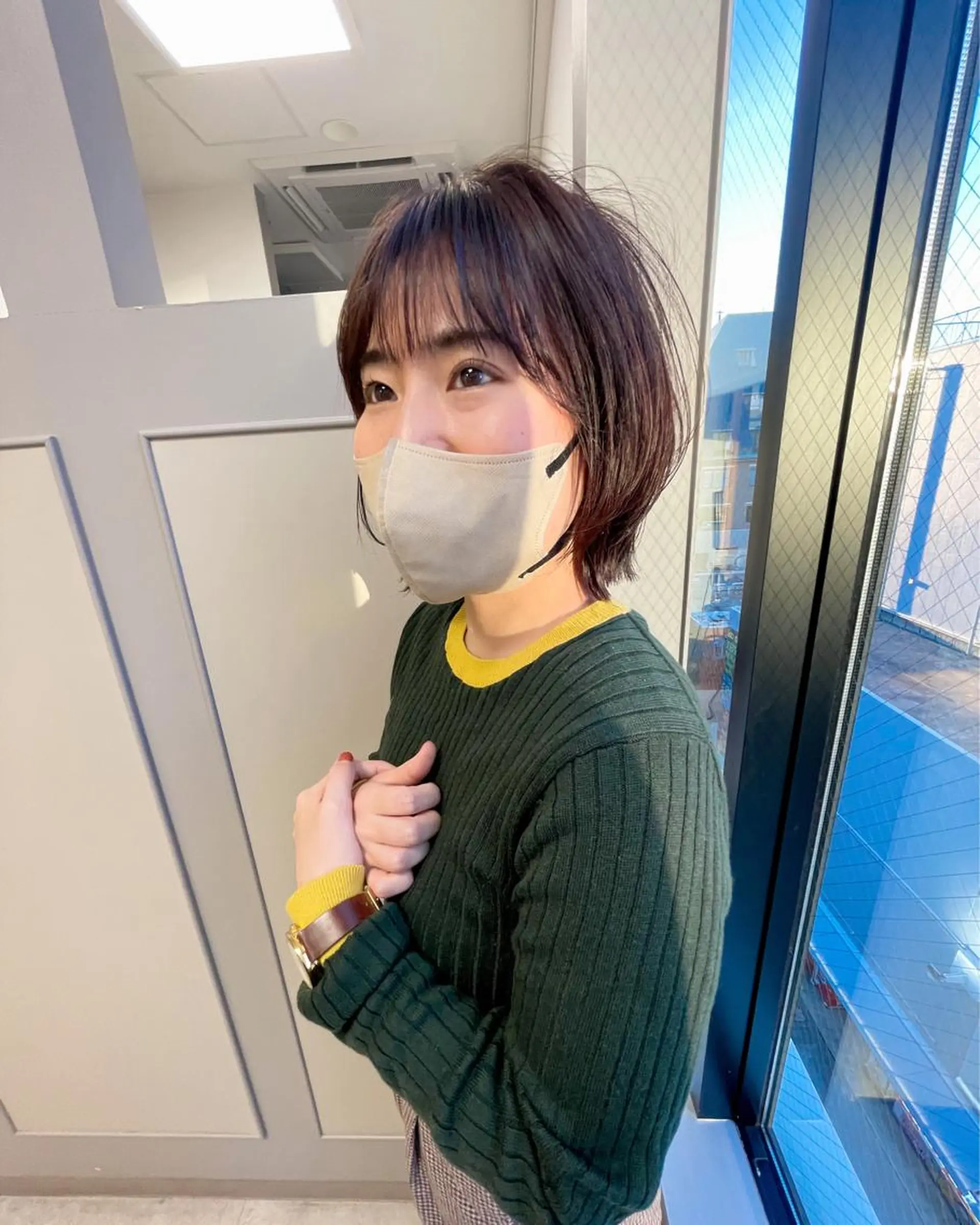 ミディアム カラー gotoday天神所属・緒方リエ ☆ボブ・ショートのヘアスタイル