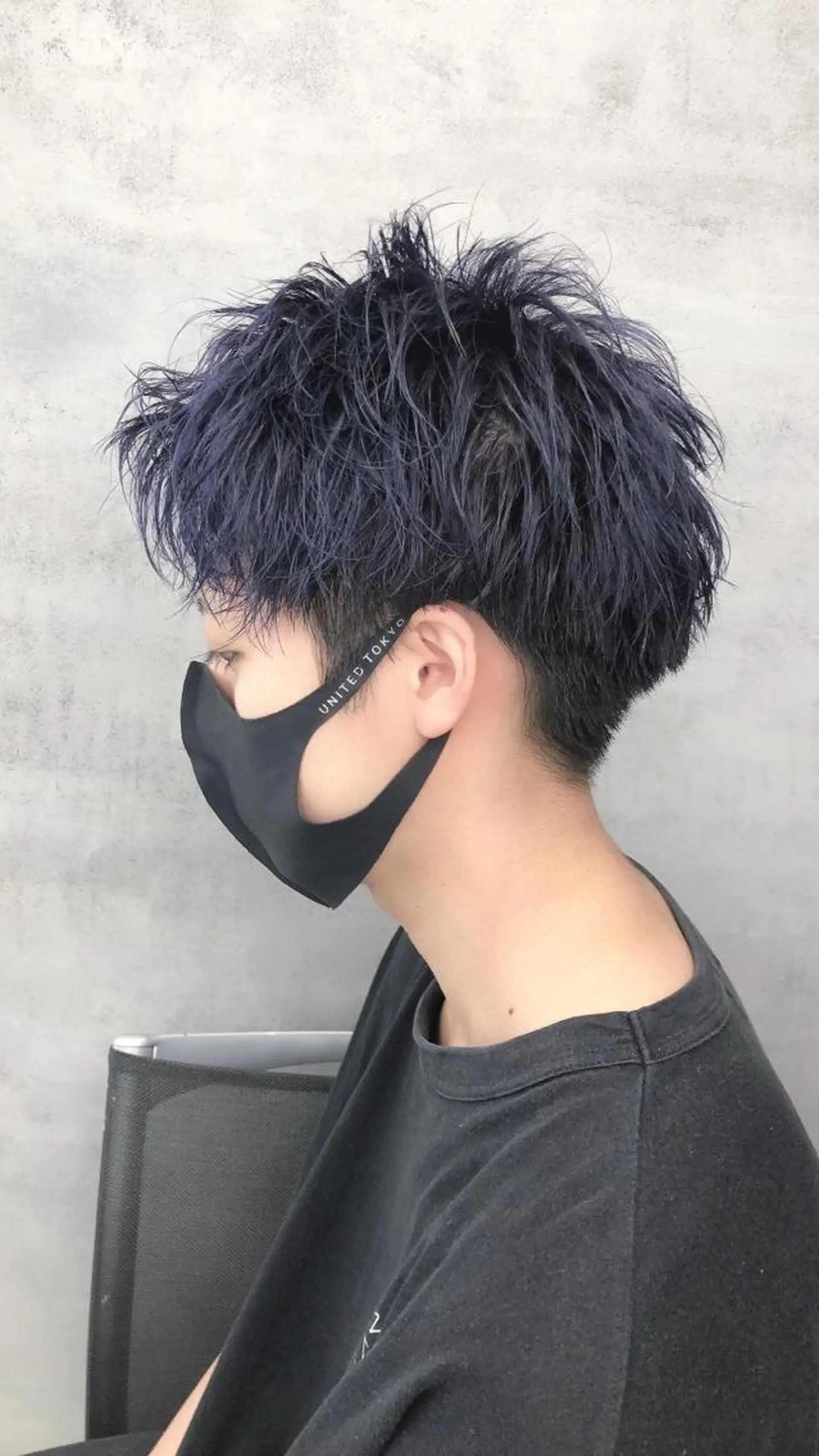 ショート メンズ 静岡/草薙パーマ メンズバレイヤージュのヘアスタイル