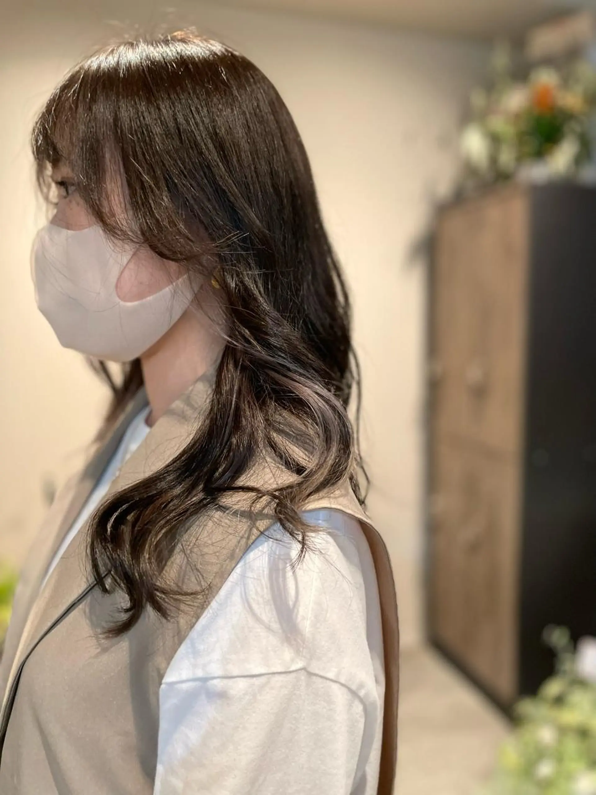 セミロング カラー ✨髪質改善/ブリーチ /ショート高山のヘアスタイル