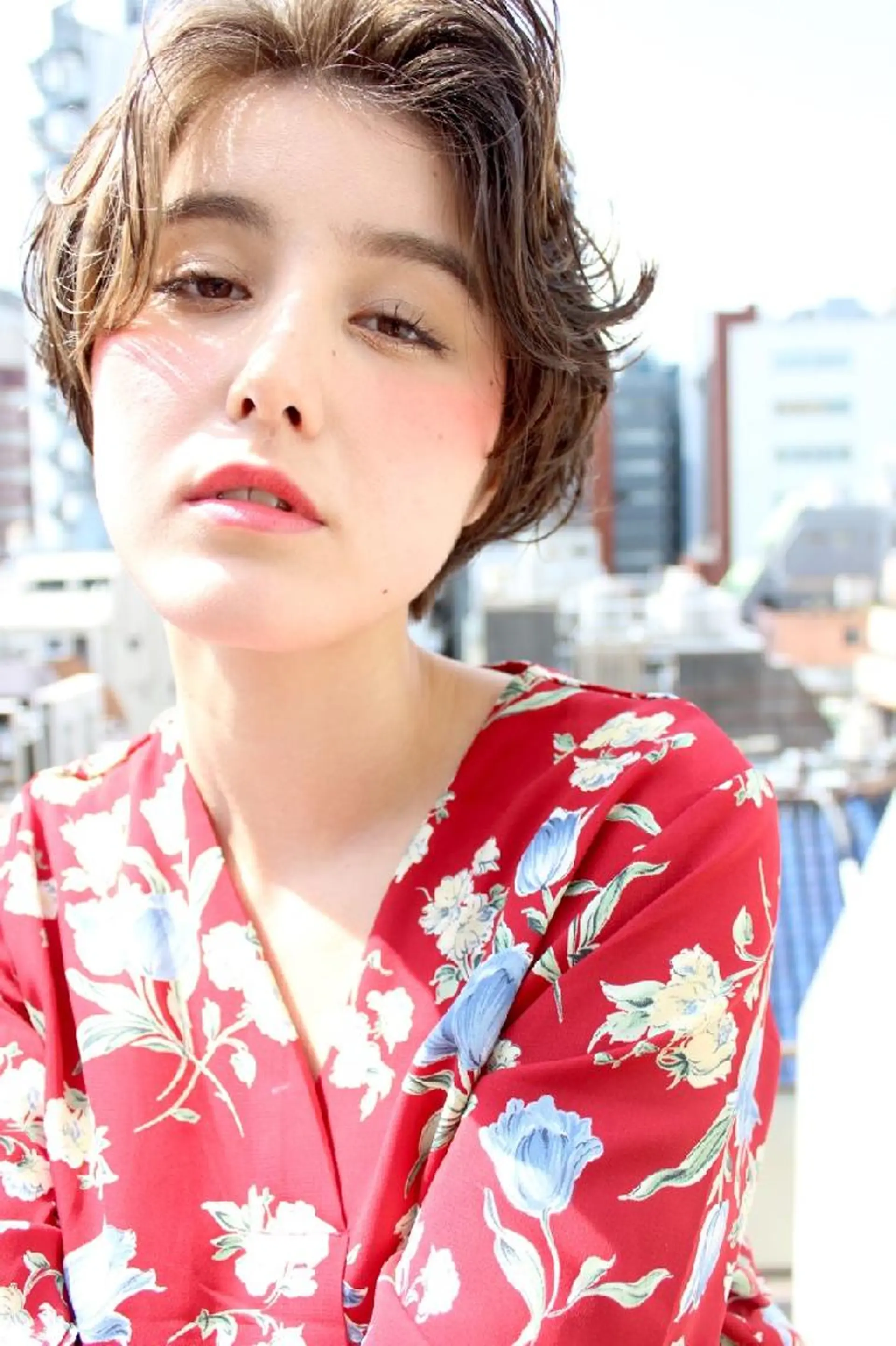 ショート カラー パーマ Mira 代表 SEKIのヘアスタイル