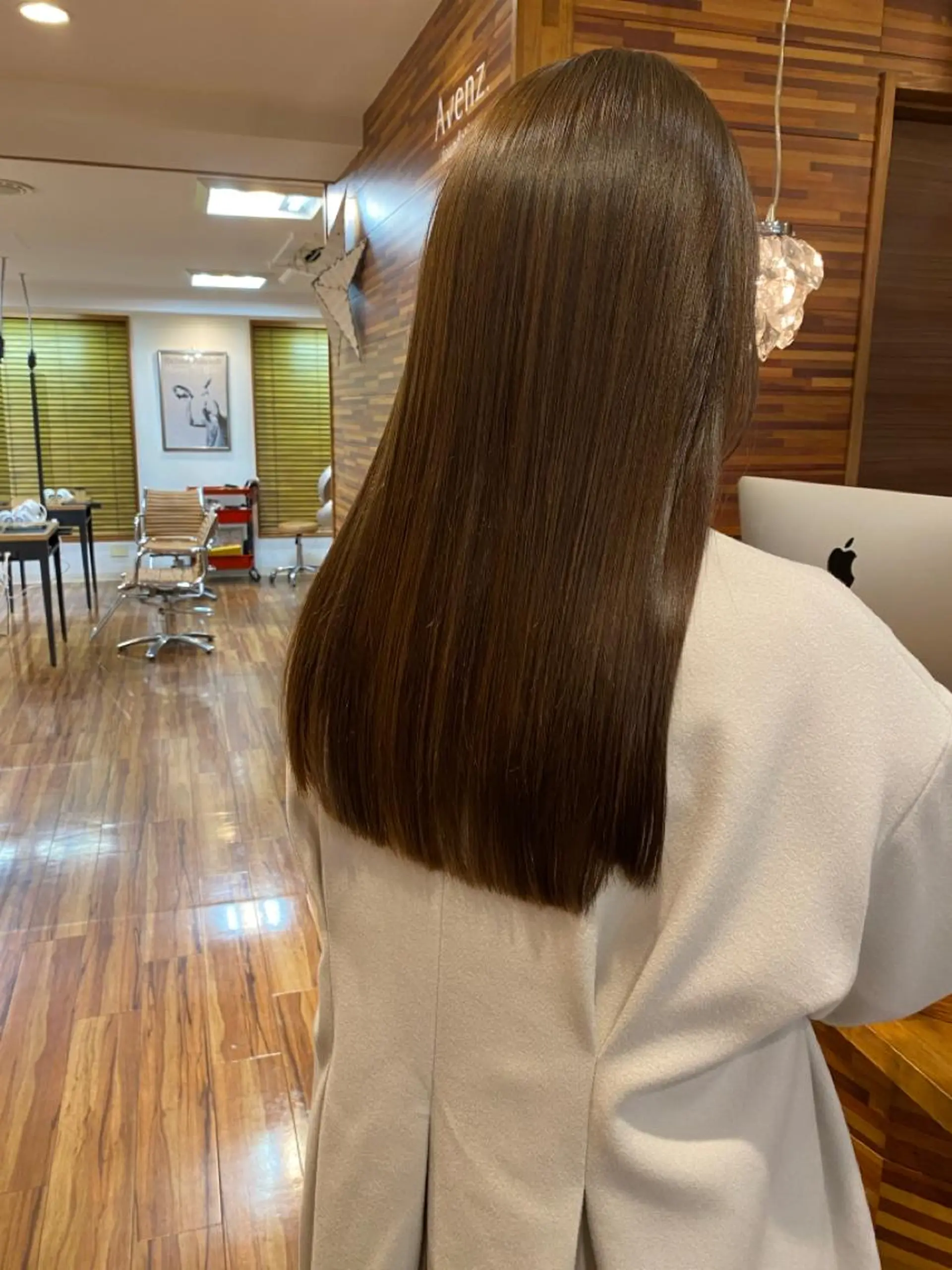 ロング ヘアカラー トリートメント ボブ / オージュア 🌸Mikuのヘアスタイル