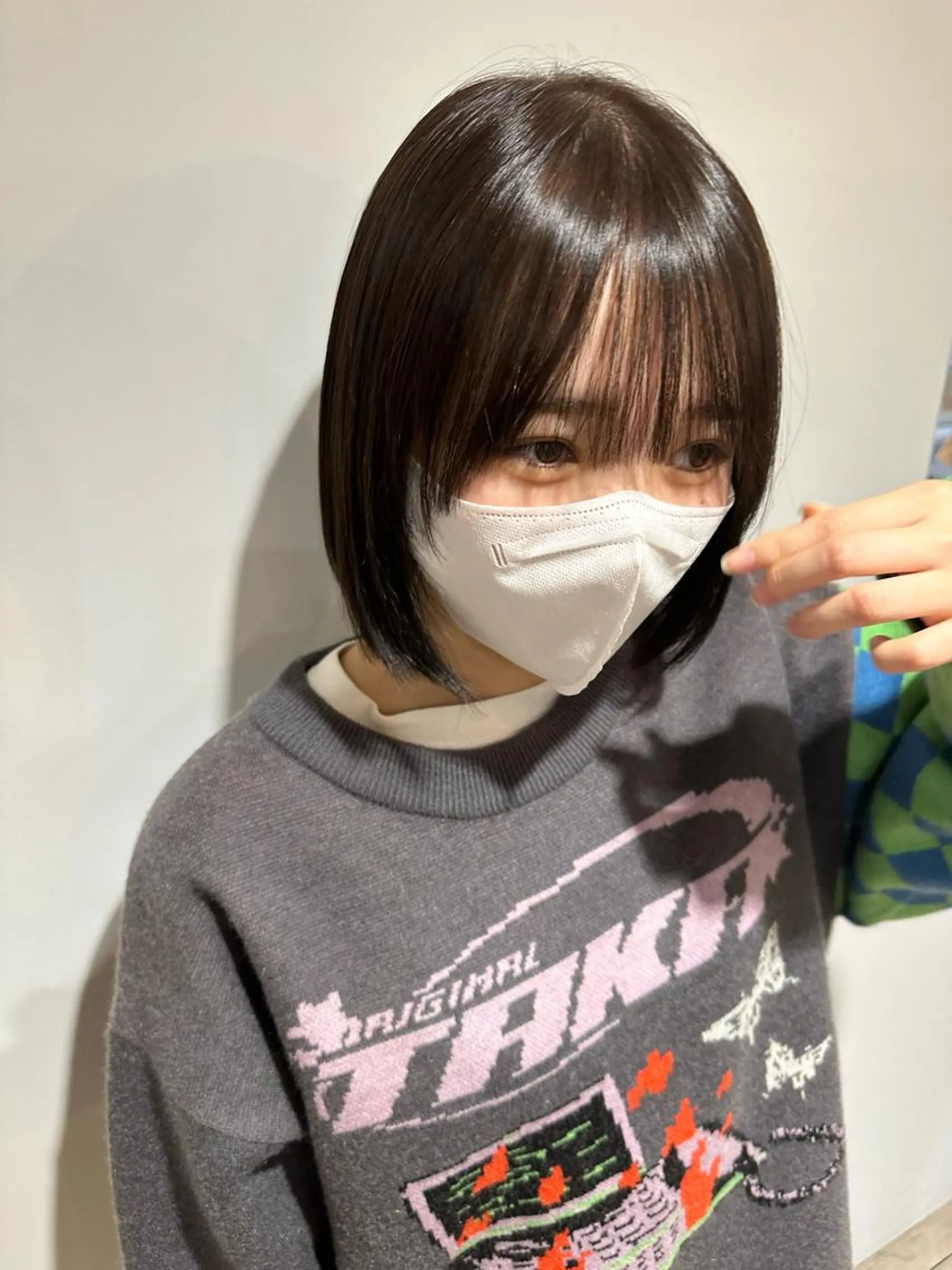 ショート ヘアカラー トリートメント Null 表参道所属・岩下昂世/ ハイトーン/デザインのヘアスタイル