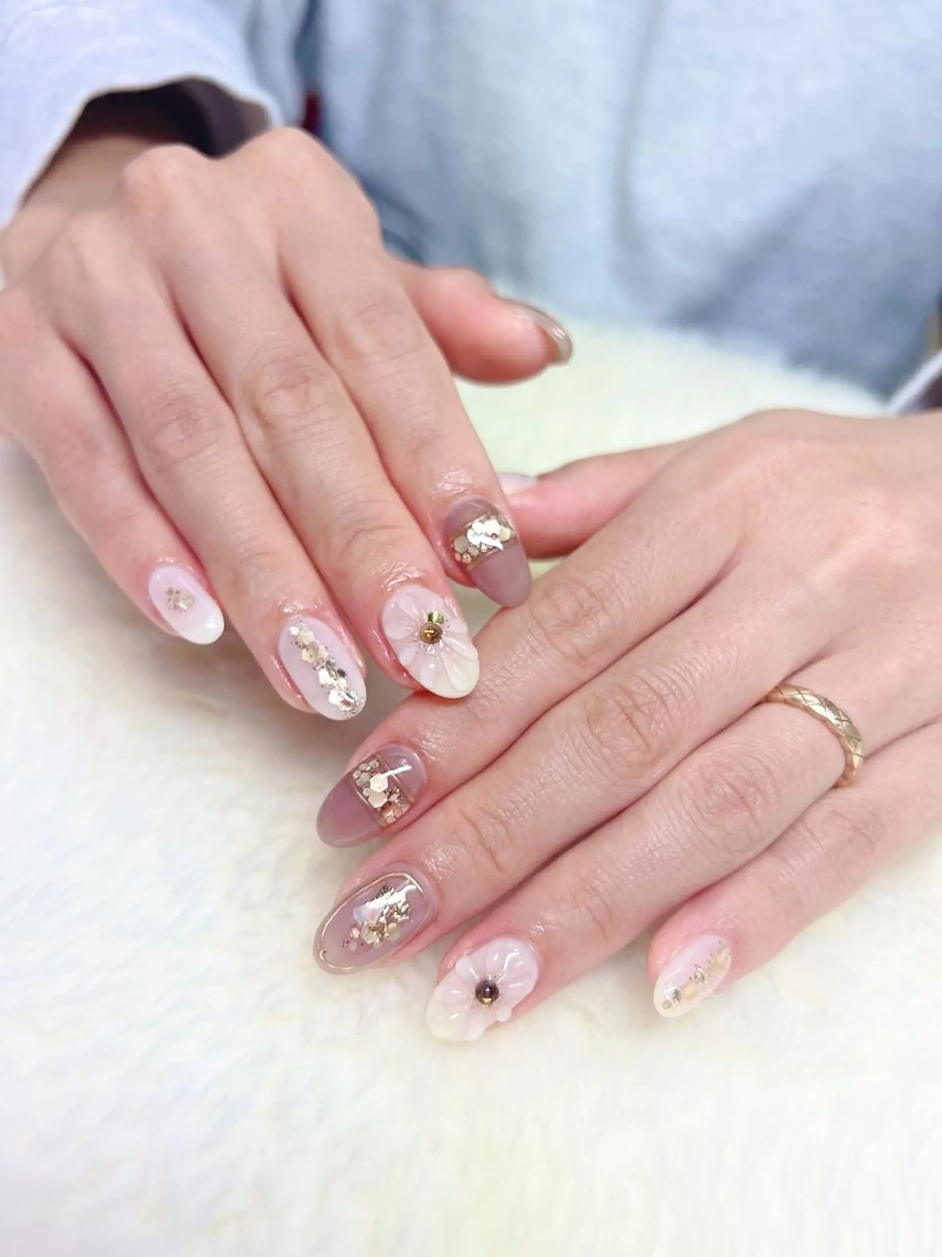 ネイル アートネイル ジェルネイル ニュアンスネイル パラジェル シンプルネイル NAIL by STARry 川口のネイルデザイン