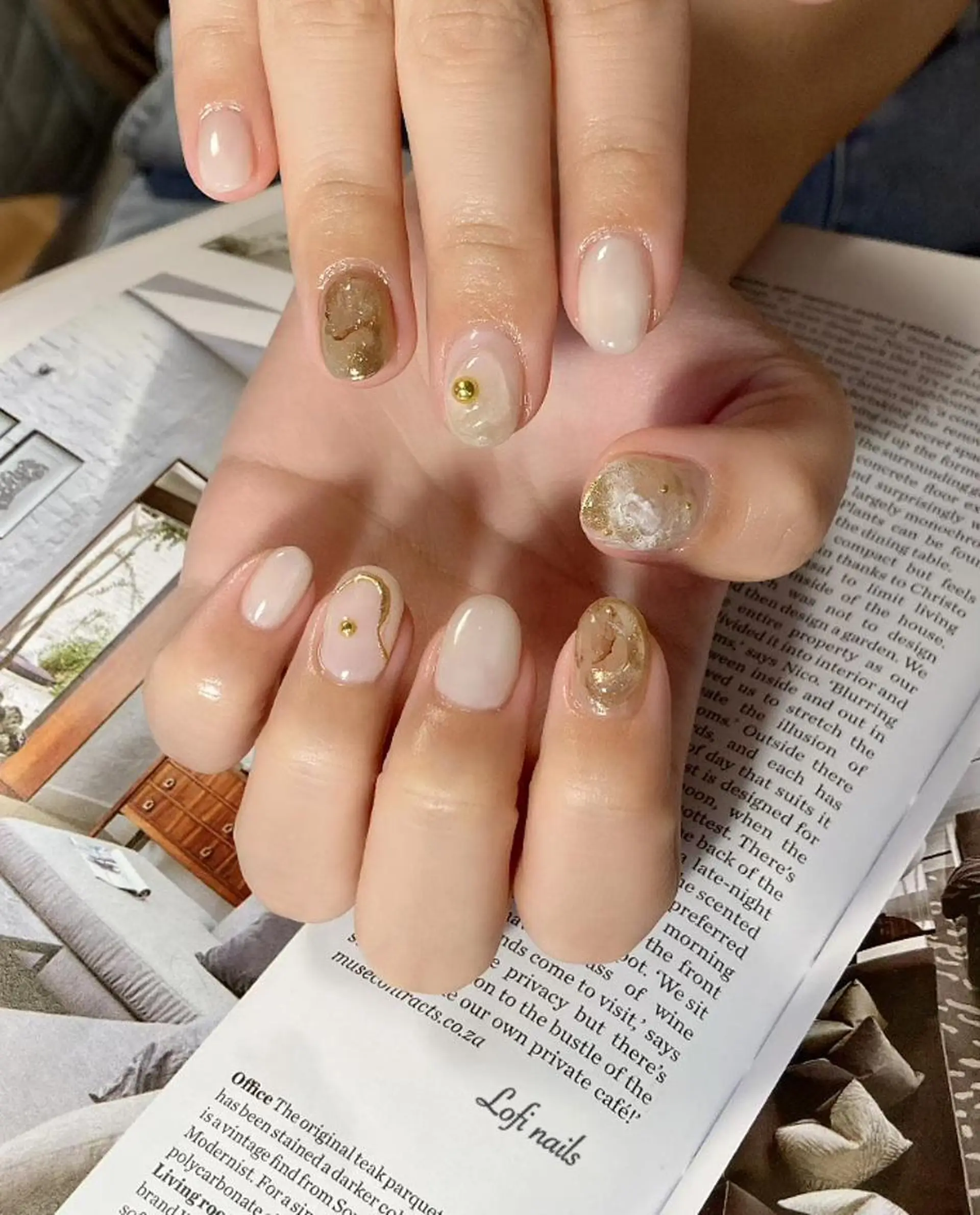 ショート ネイル Lofi nails ゆきこのネイルデザイン