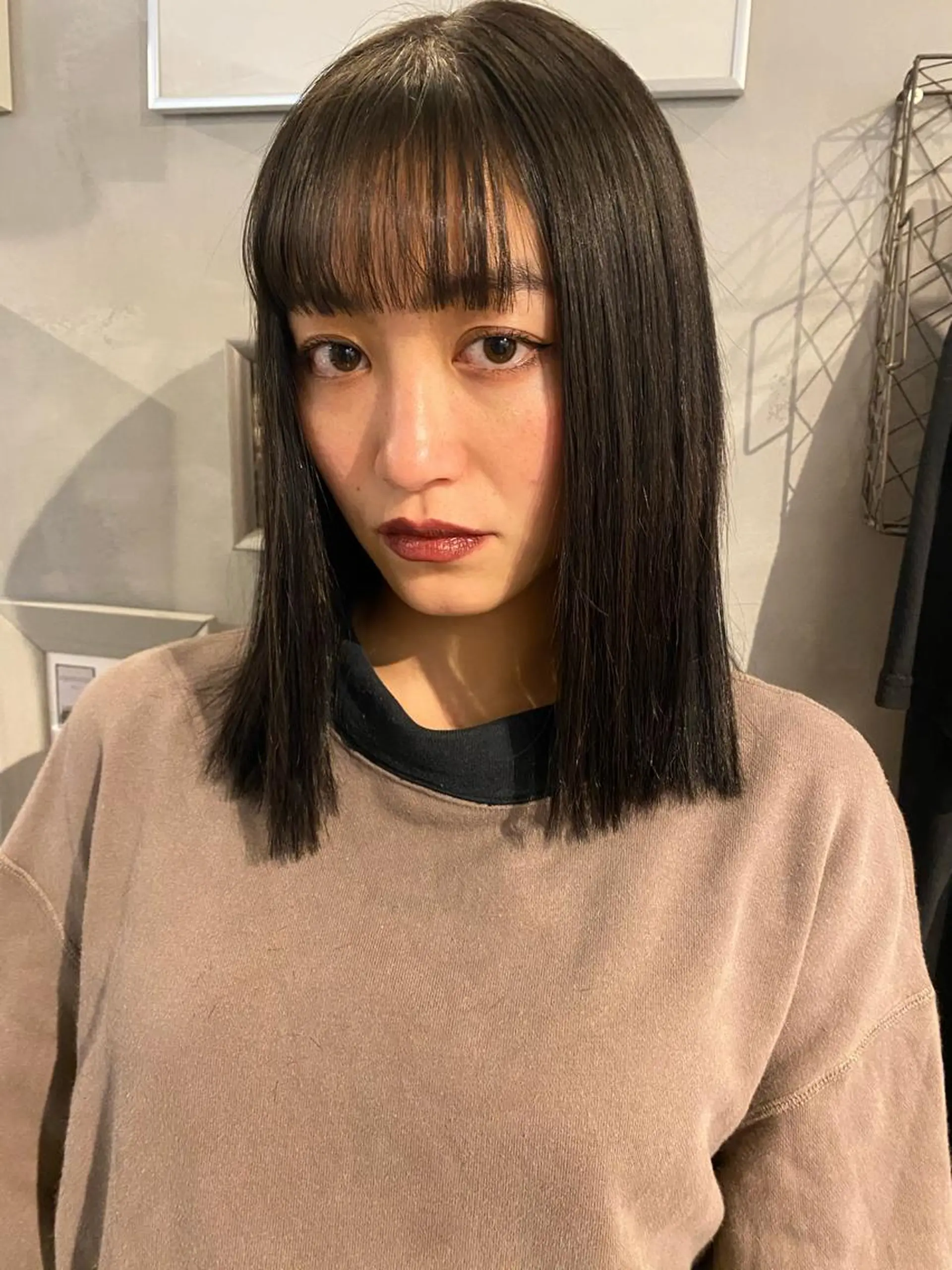 セミロング ヘアカラー MIYU💋💖 〈XENA渋谷本店〉のヘアスタイル