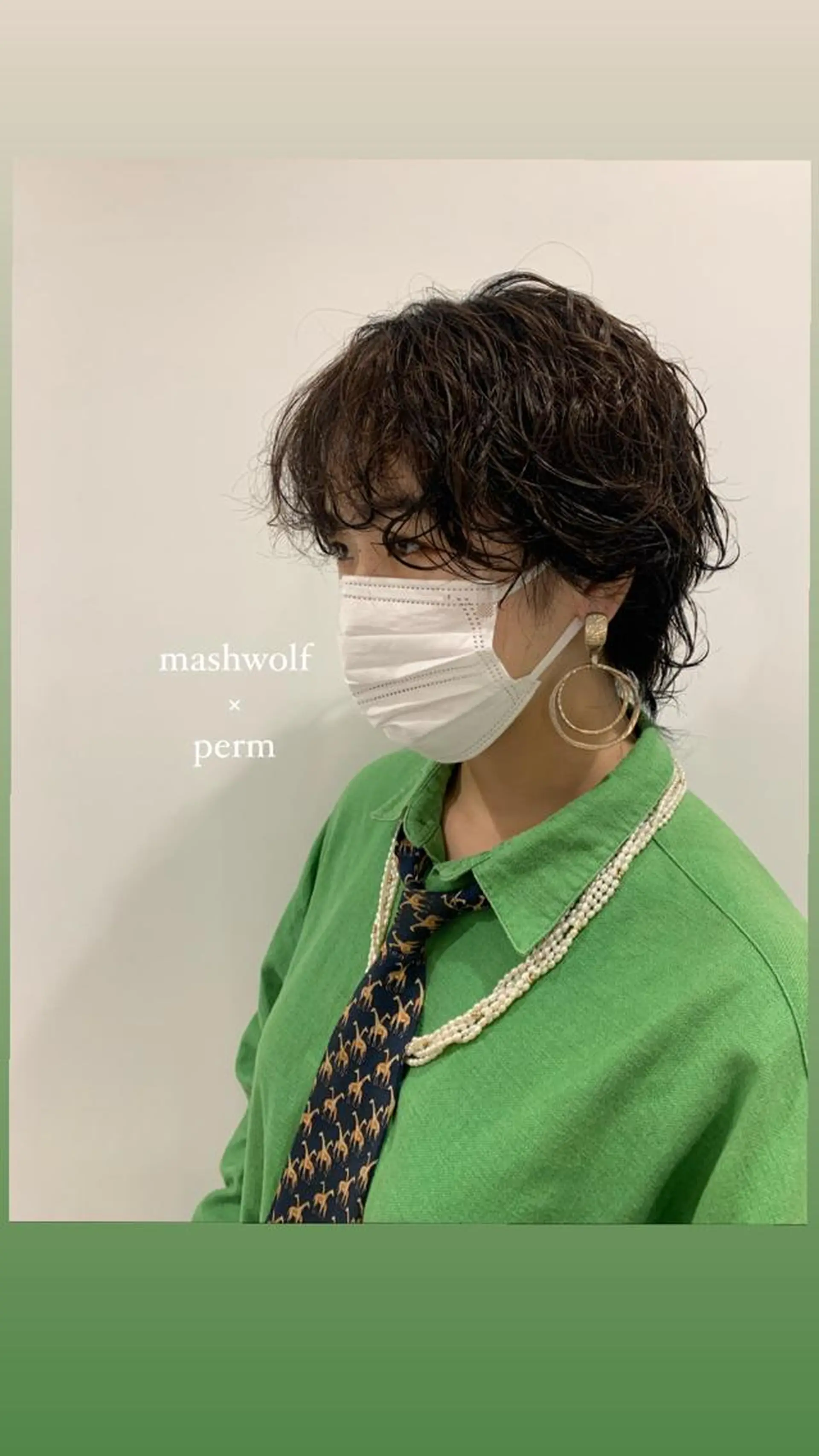 ショート カラー パーマ murai airiのヘアスタイル