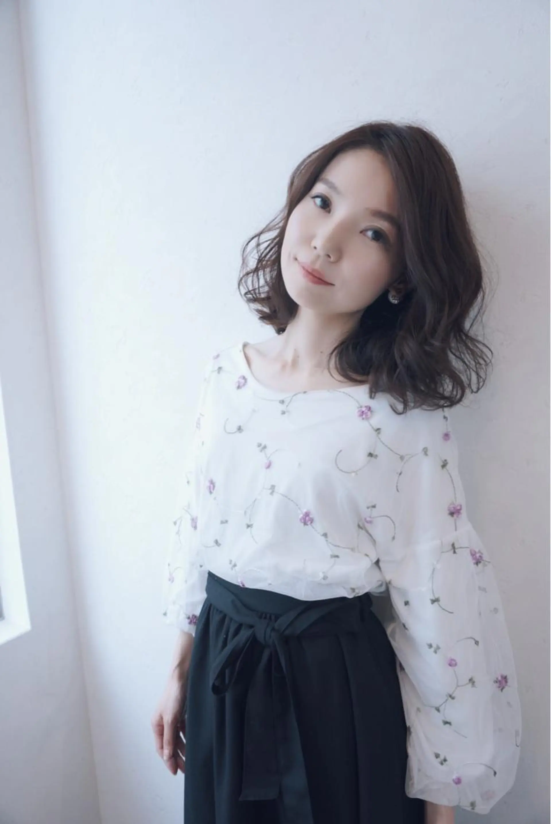 ミディアム カラー アッシュ ブルーカラー ブルーアッシュ TOWA 野村　コウダイのヘアスタイル