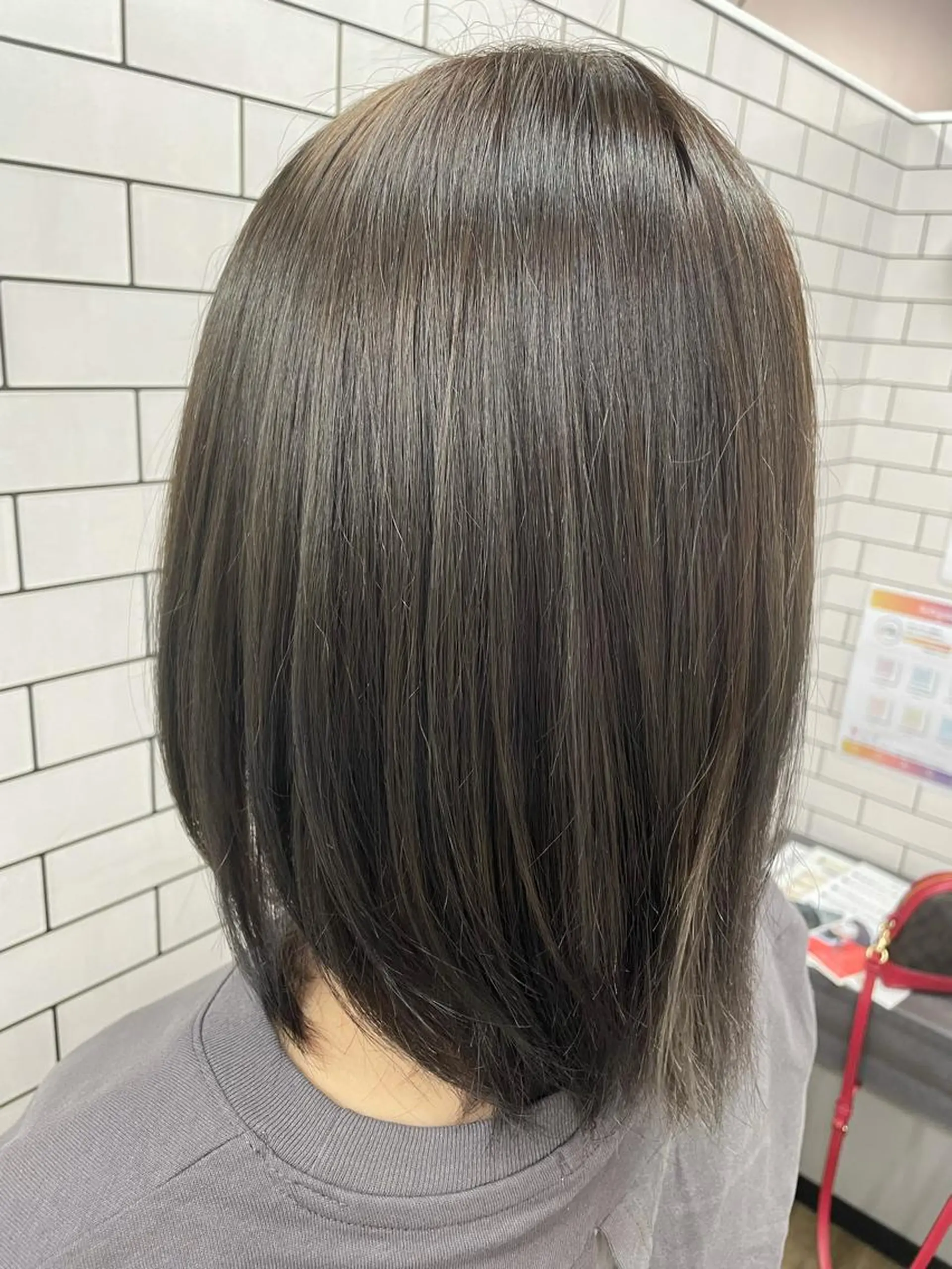 カラー ベージュカラー オリーブベージュ _WHITE浜松店 もえかのヘアスタイル