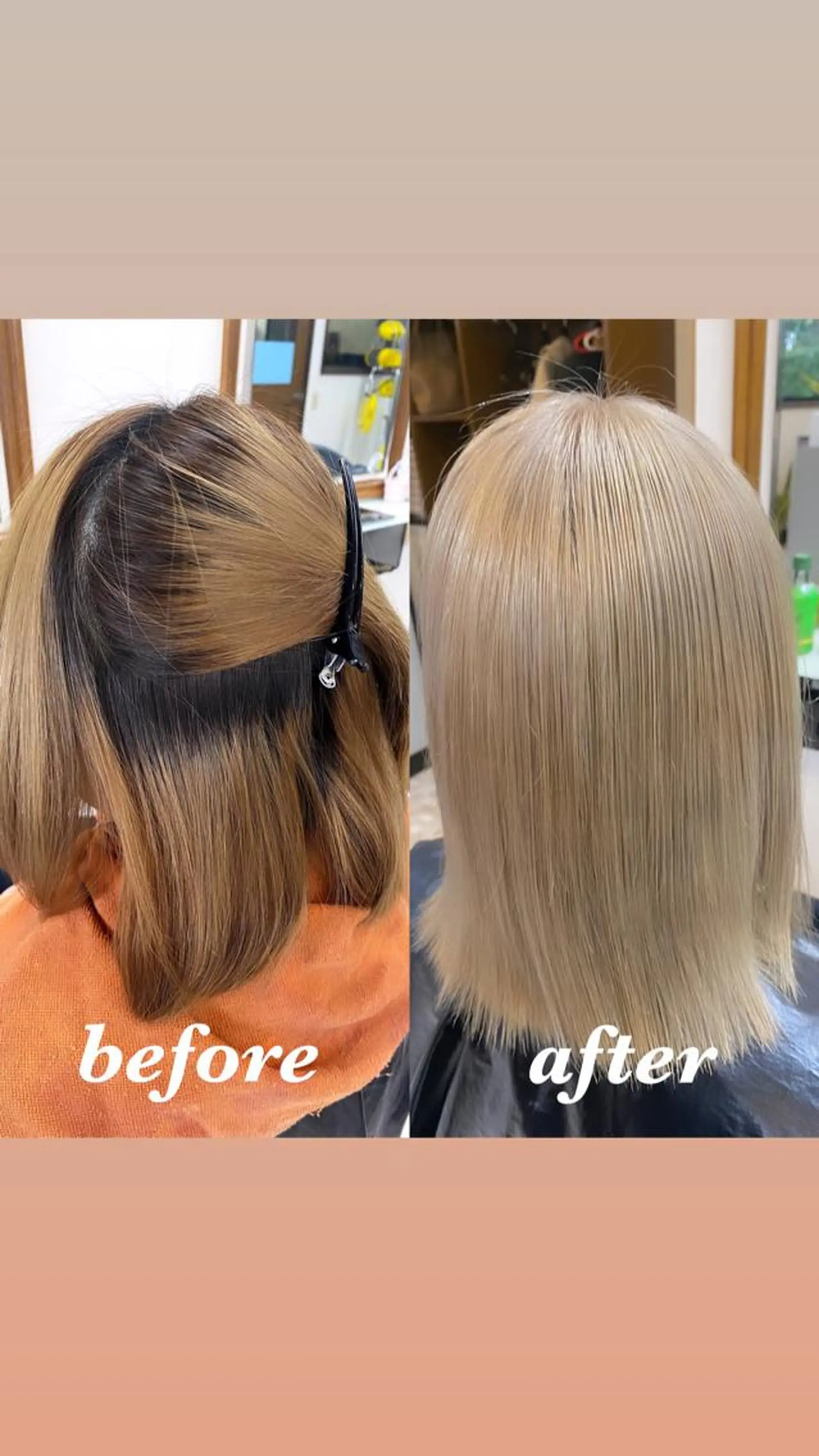 ミディアム カラー ベージュカラー ハイトーンカラー ミルクティーベージュ ヘアカラー トリートメント ヘッドスパ ヘアセット 韓国ヘア特化💍 tiam💍ブリーチのヘアスタイル