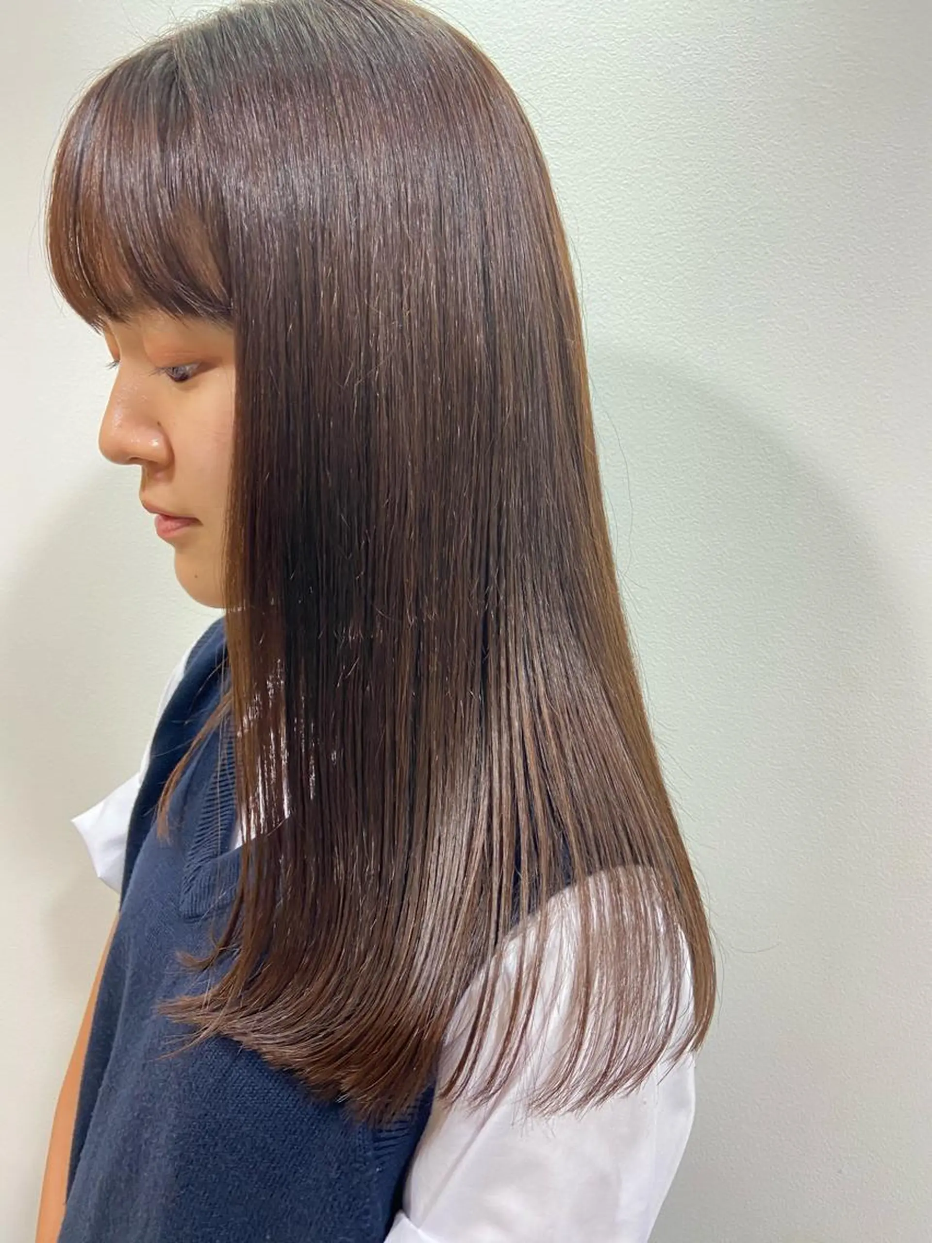 ロング カラー カット 縮毛矯正 トリートメント 🪽似合わせカラー RENA.🪽🩶のヘアスタイル