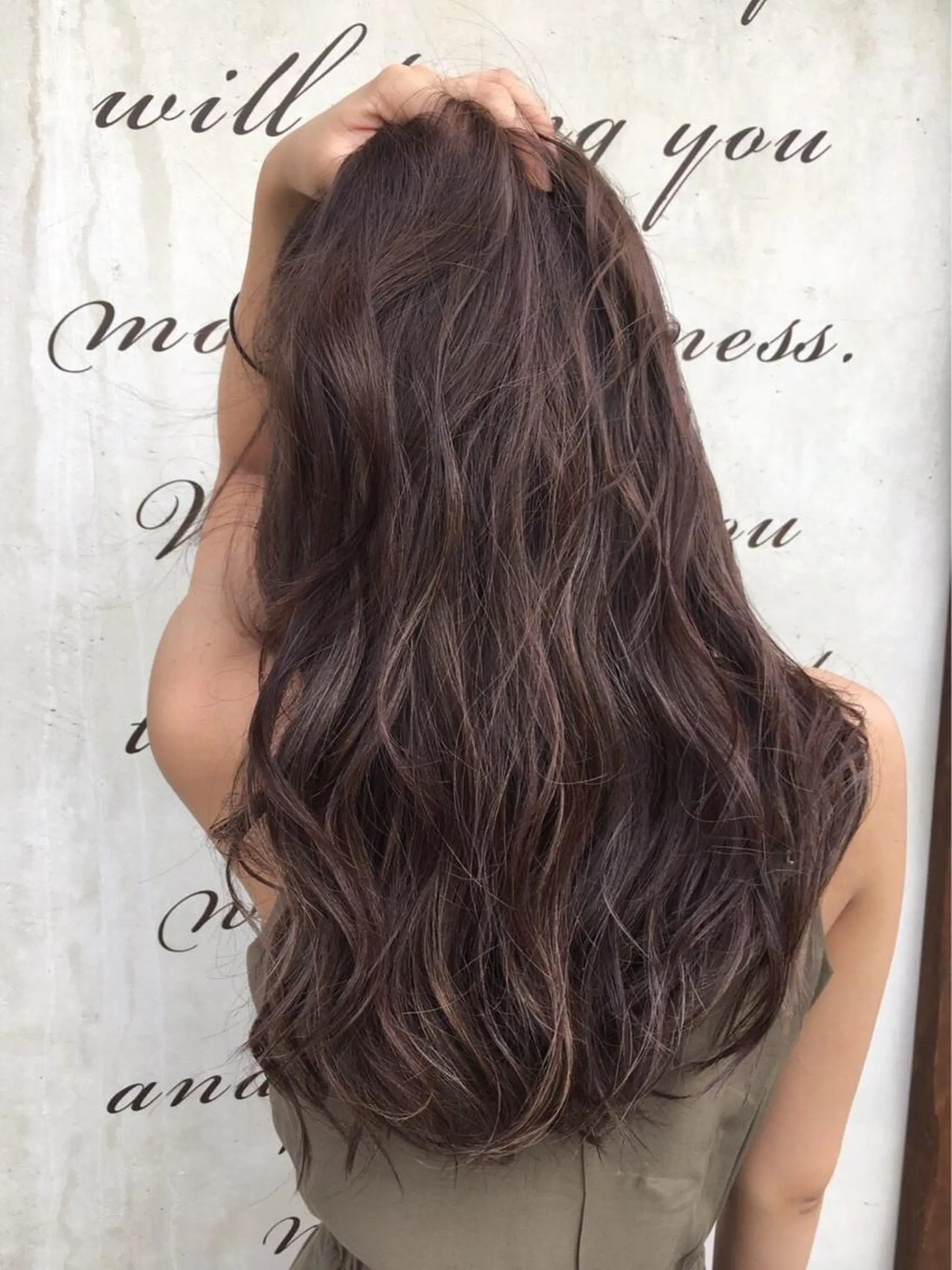 ロング カラー ロング 森 早希絵のヘアスタイル