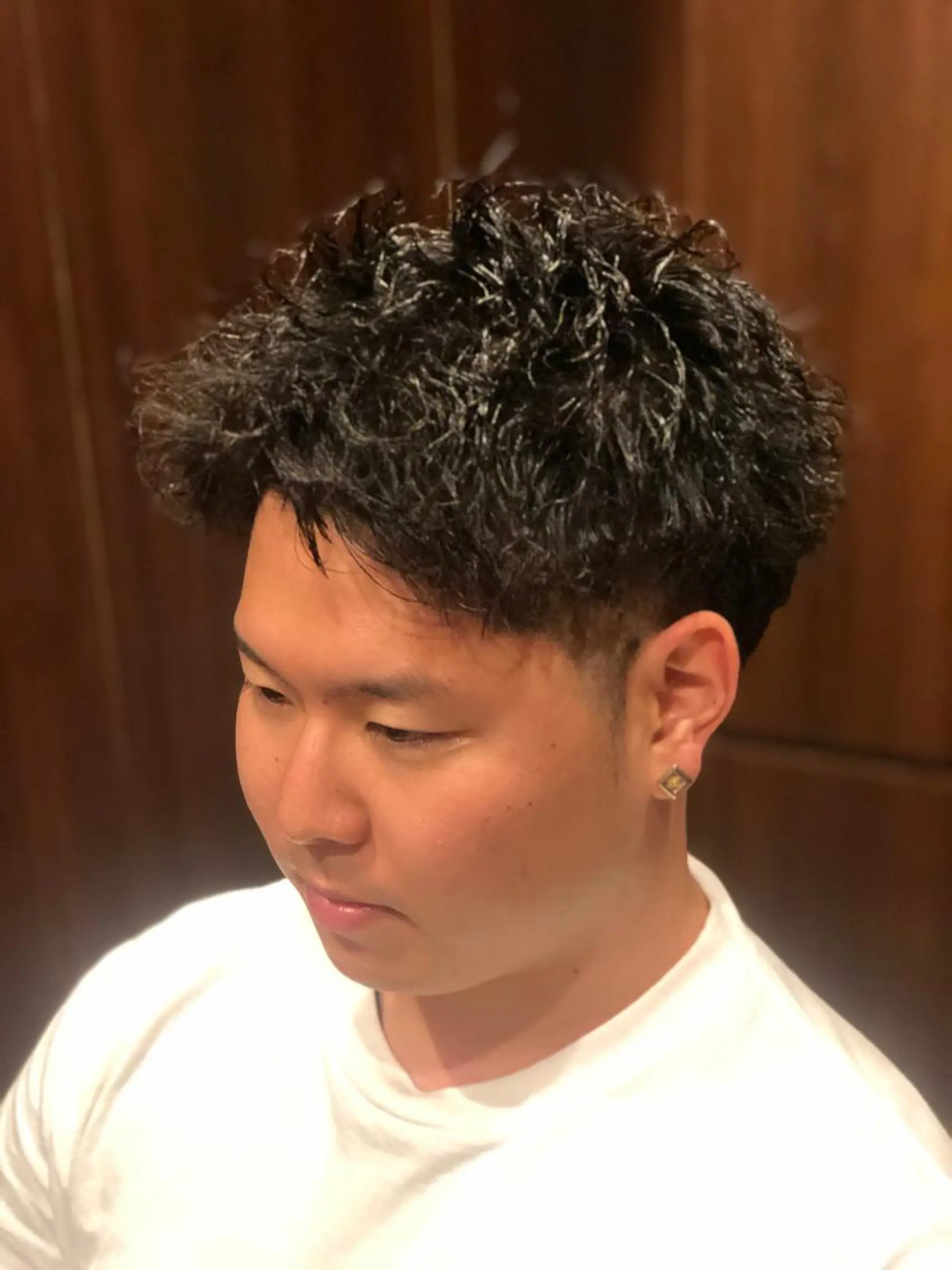 ショート パーマ ヒロ銀座 上口雄大のヘアスタイル