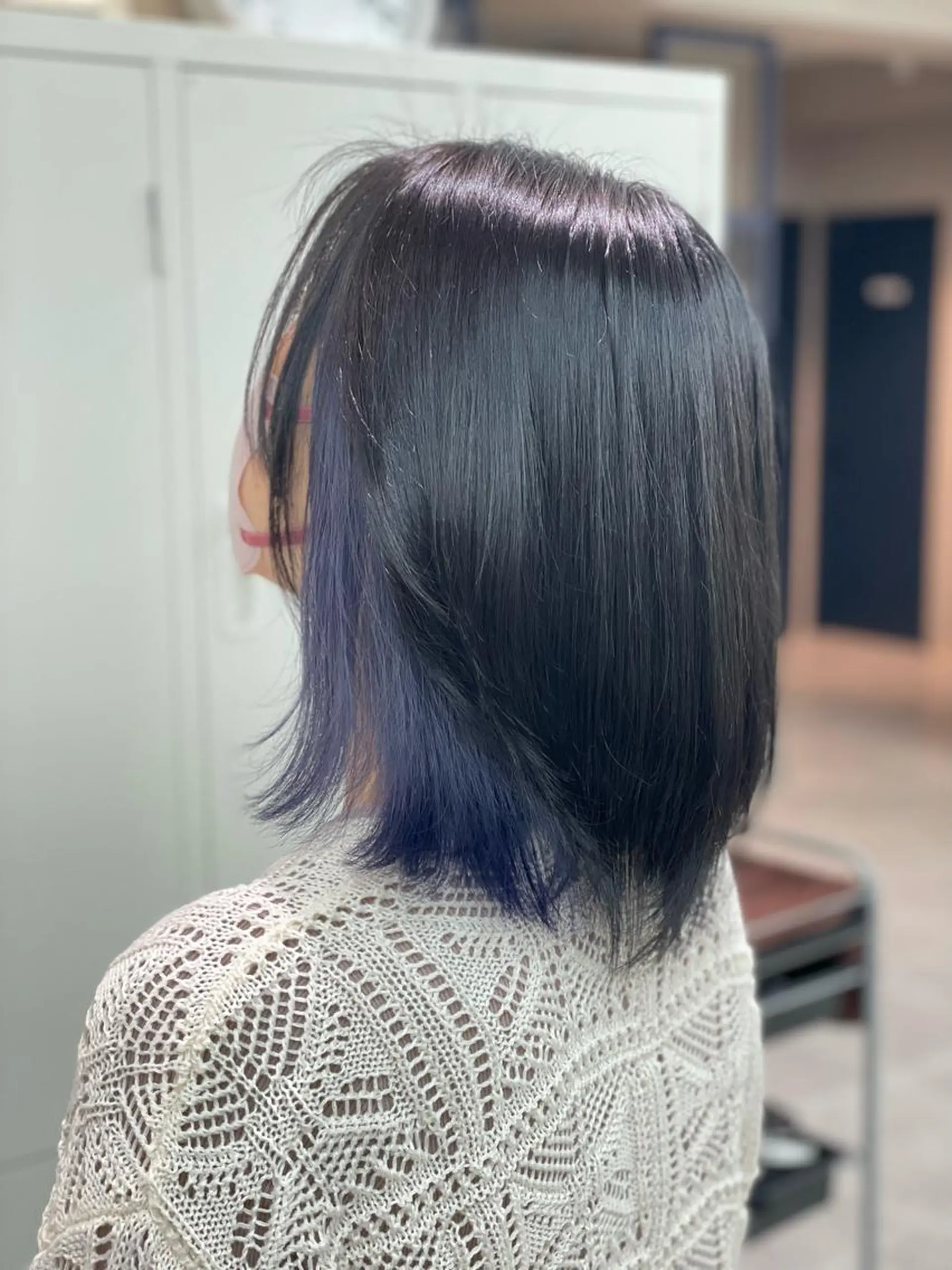 ミディアム カラー ショーヤ/ブリーチ /バレイヤージュのヘアスタイル