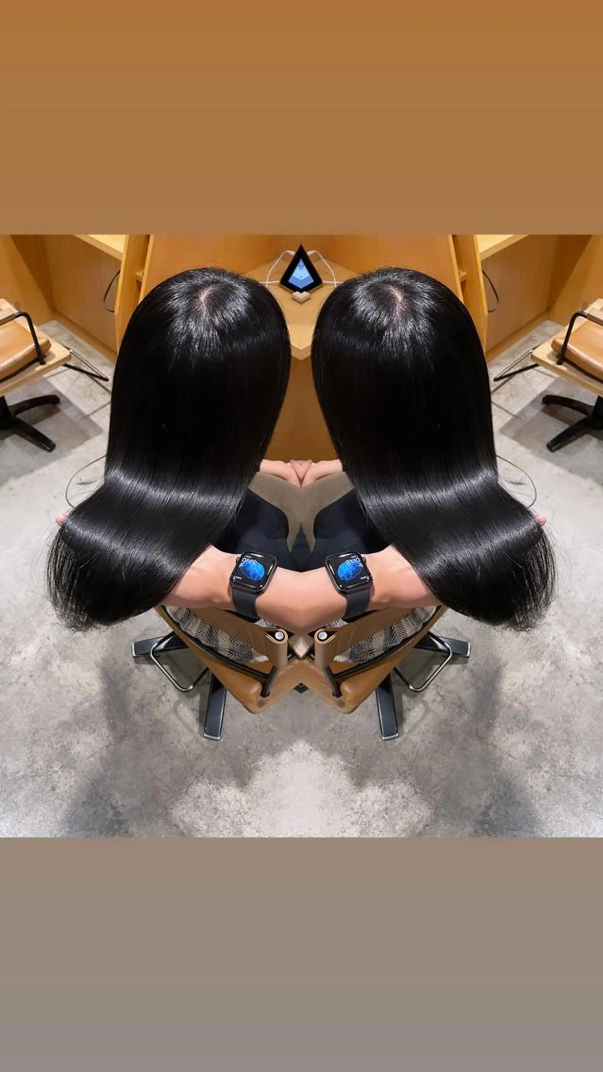 セミロング カラー ブリーチ 髪質改善 縮毛矯正 トリートメント 酸熱トリートメント 《髪質改善✖️オリー ブ🧸》小嶋拓也のヘアスタイル