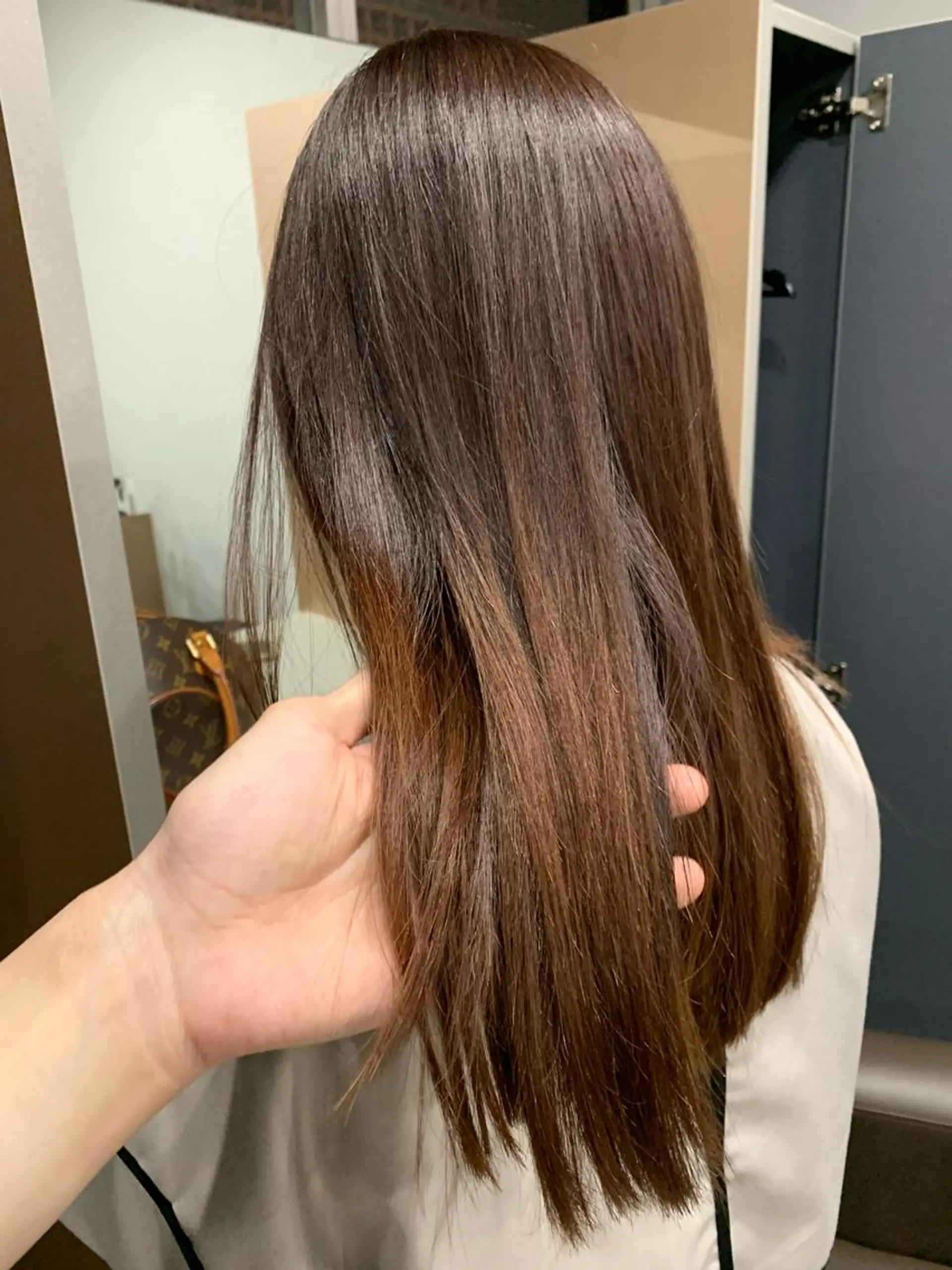 カラー ボブパーマコテ巻き風 パーマNo1深江秀平のヘアスタイル