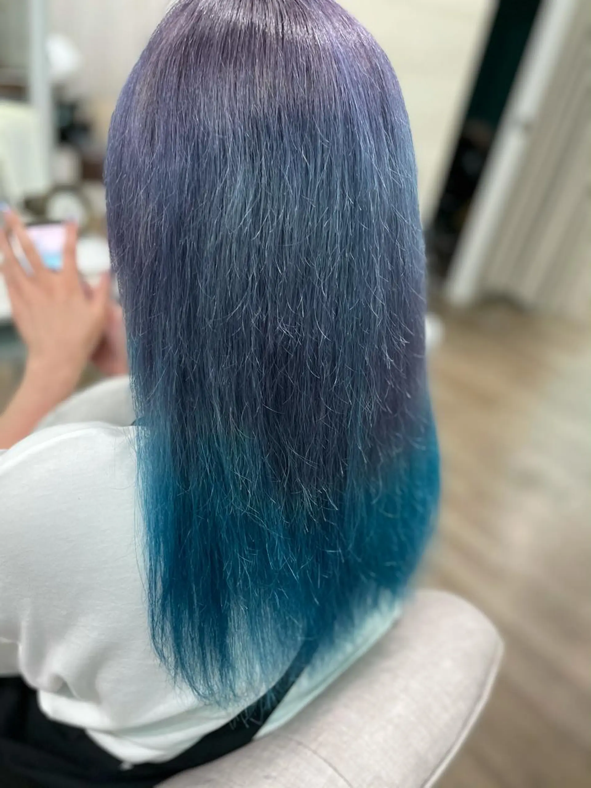 ロング ヘアカラー トリートメント 🐆アンドウ チカコ🦓のヘアスタイル