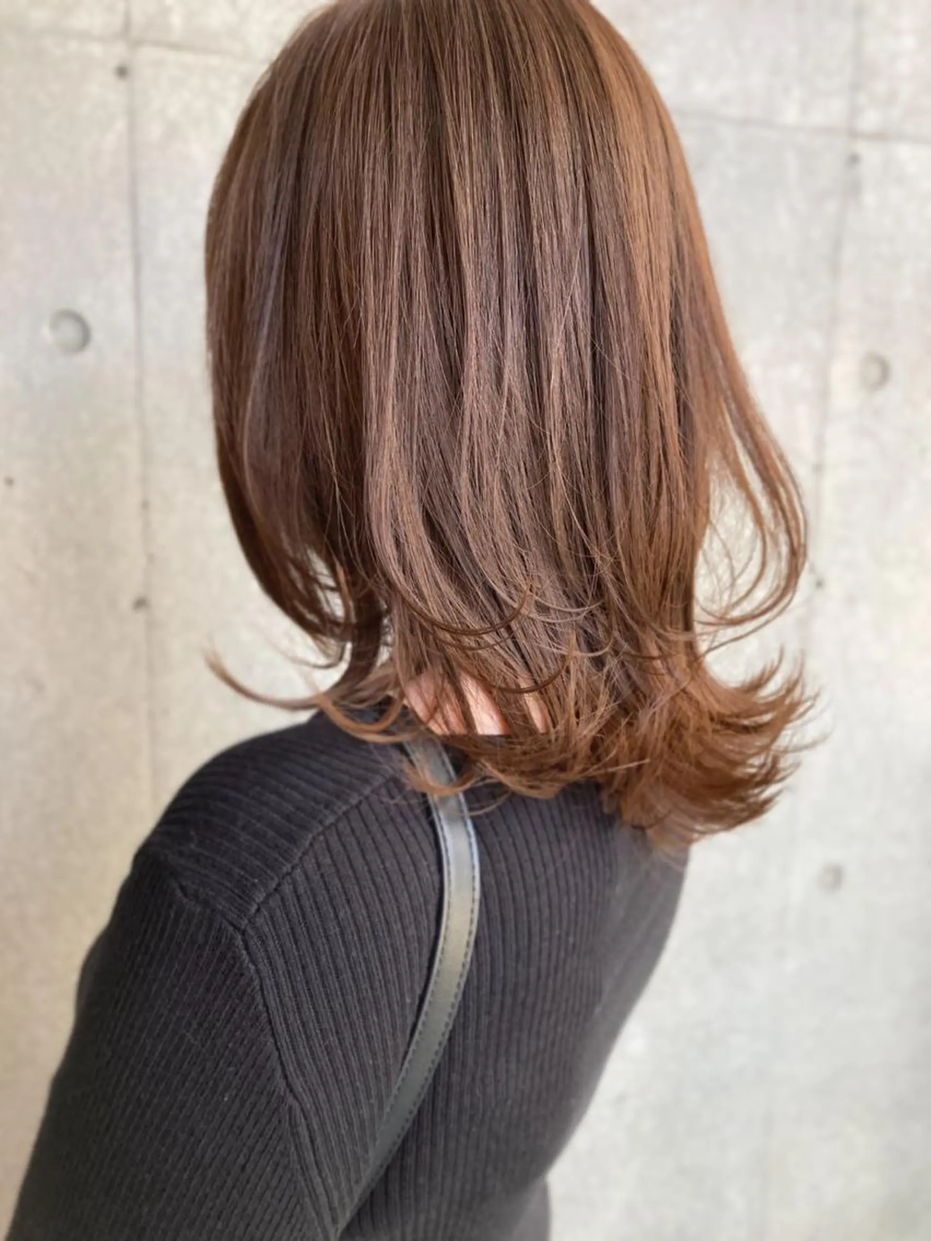 セミロング カラー ボブ& 髪質改善FUMIYAのヘアスタイル