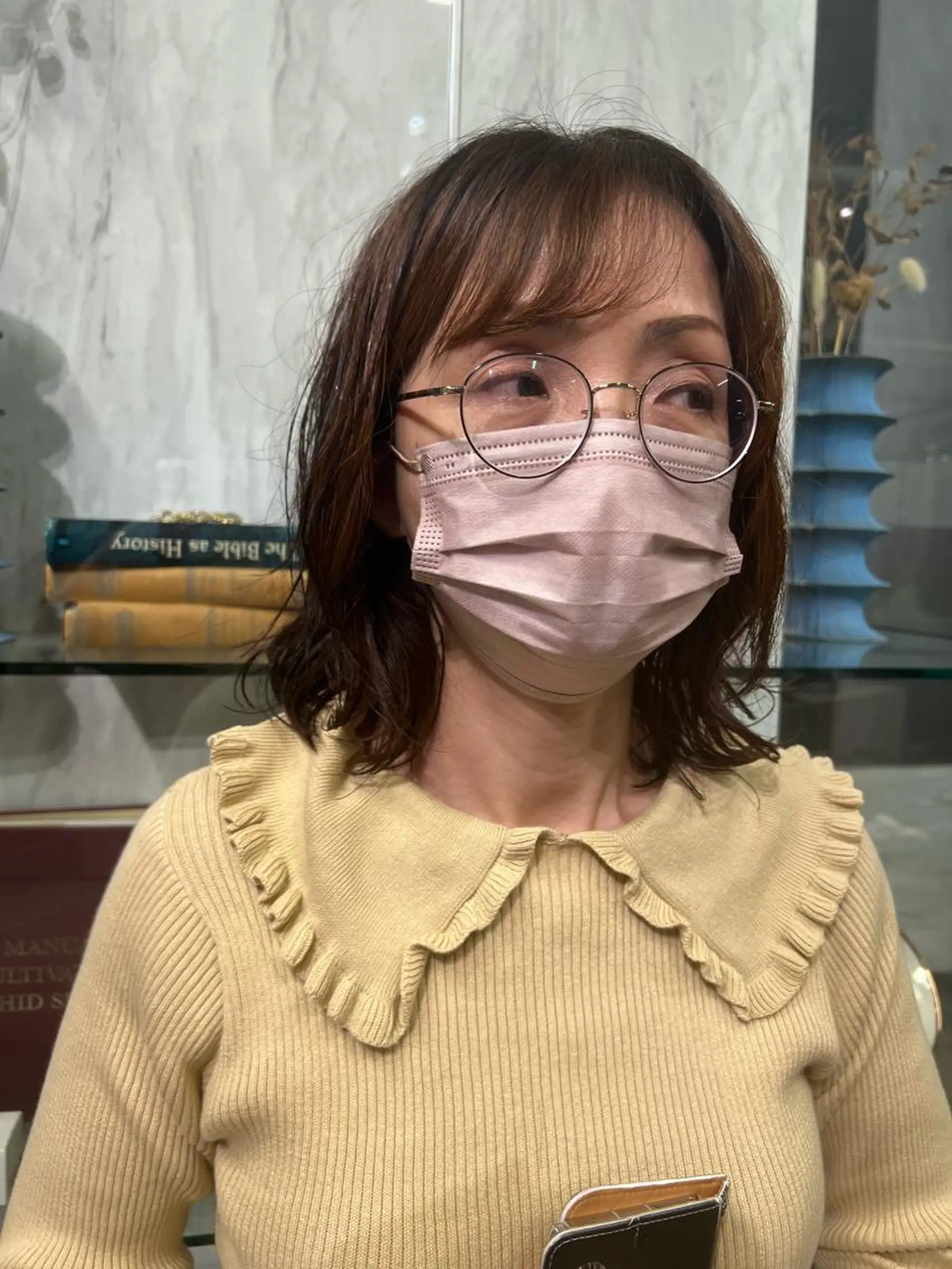 ミディアム パーマ ミディアムパーマ パーマ ROBBY所属・松井美樹/似合わせ ガーリー・韓国のヘアスタイル