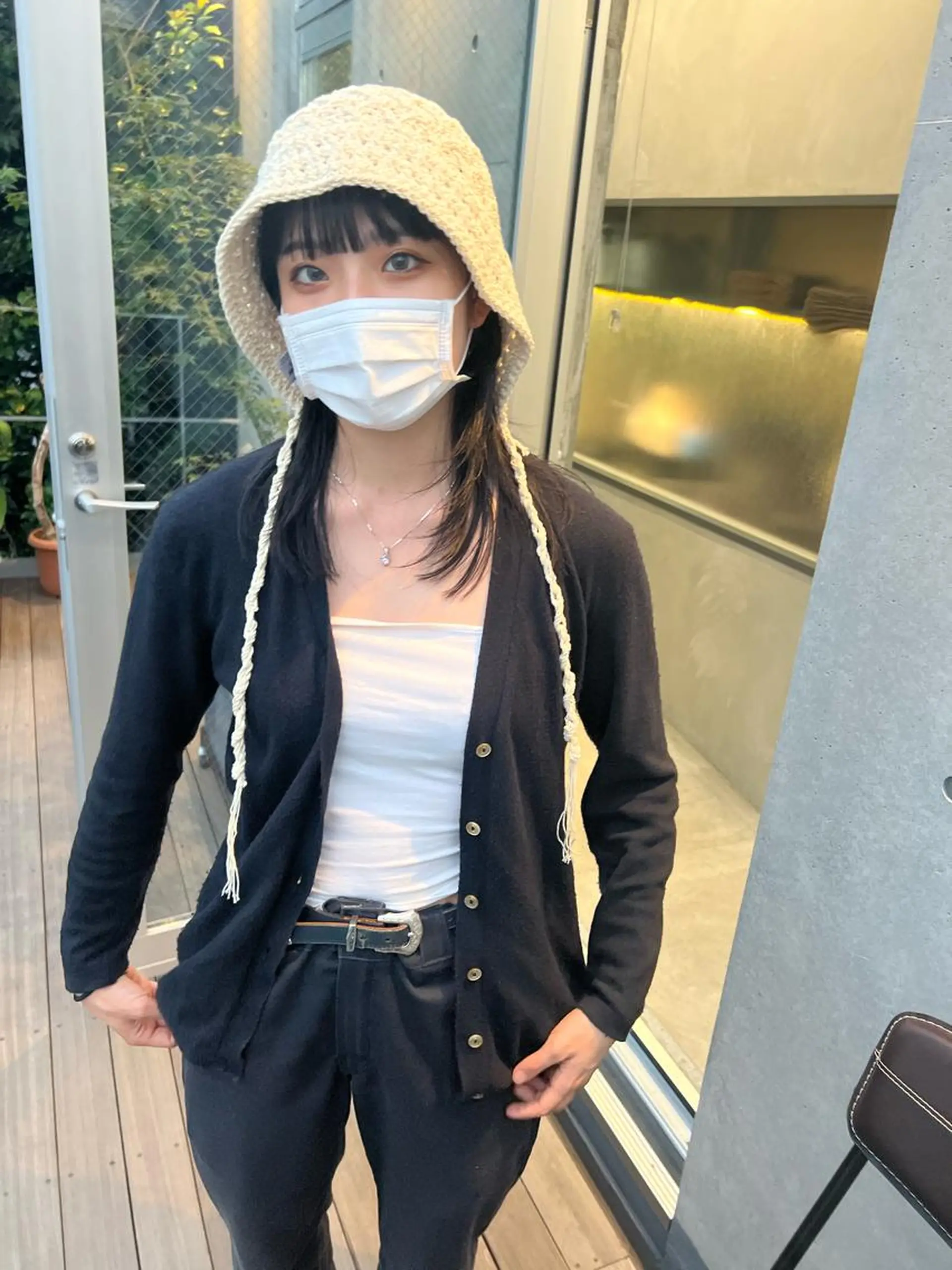 ミディアム 顔周りカット ウルフカット カット ヘアカラー sakoda shunkiのヘアスタイル