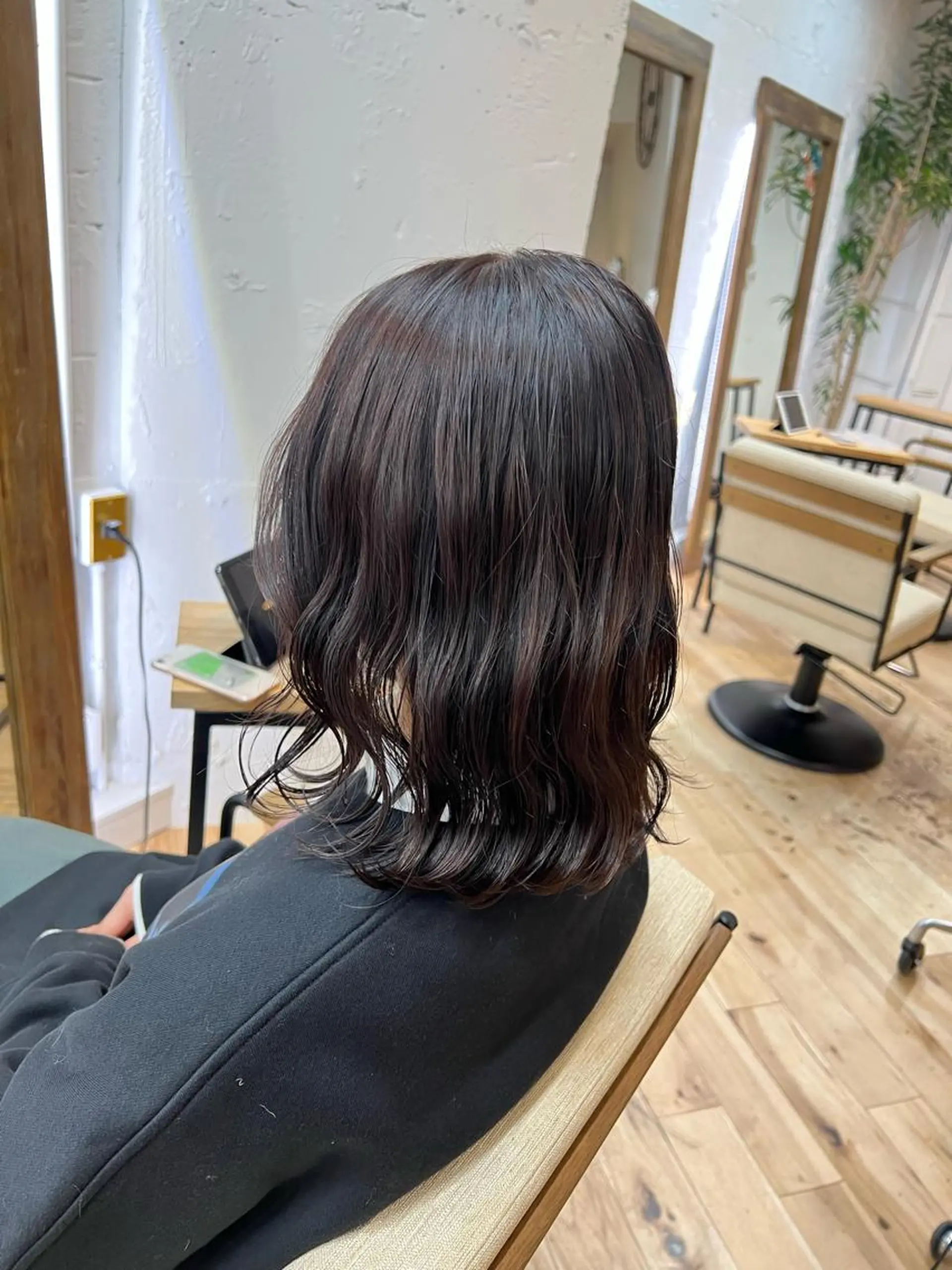 ミディアム チョコレートブラウン 🩶韓国/似合わせ/ さわ🩶のヘアスタイル