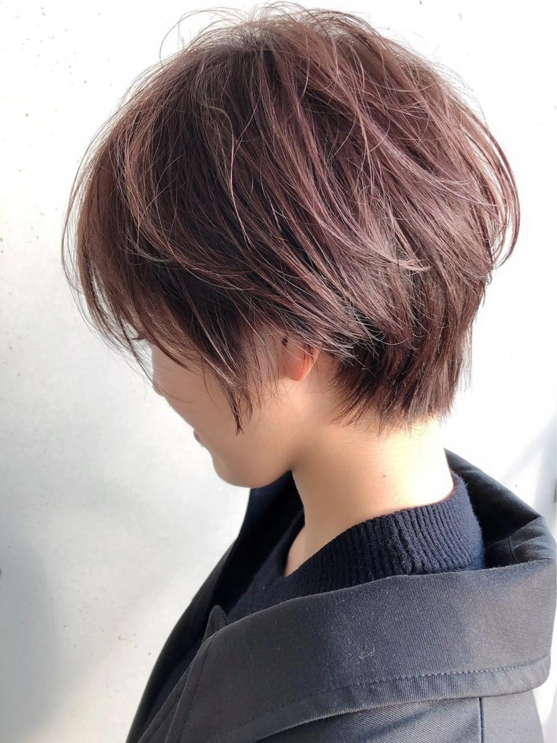 ショート カラー サイエンスアクア/艶 髪/レイヤー/清水のヘアスタイル