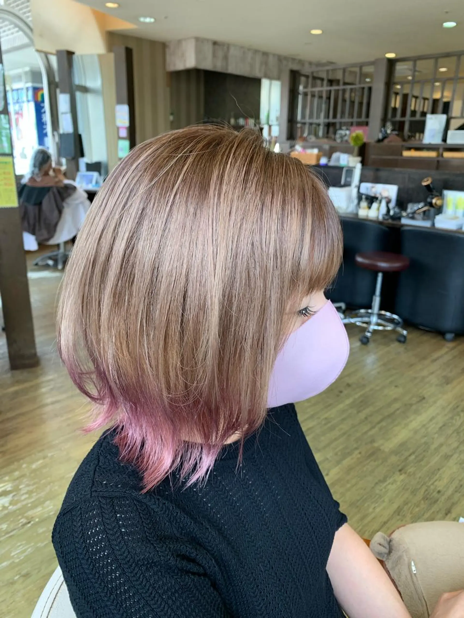 ミディアム カラー カット ヘアカラー 中野  淳のヘアスタイル