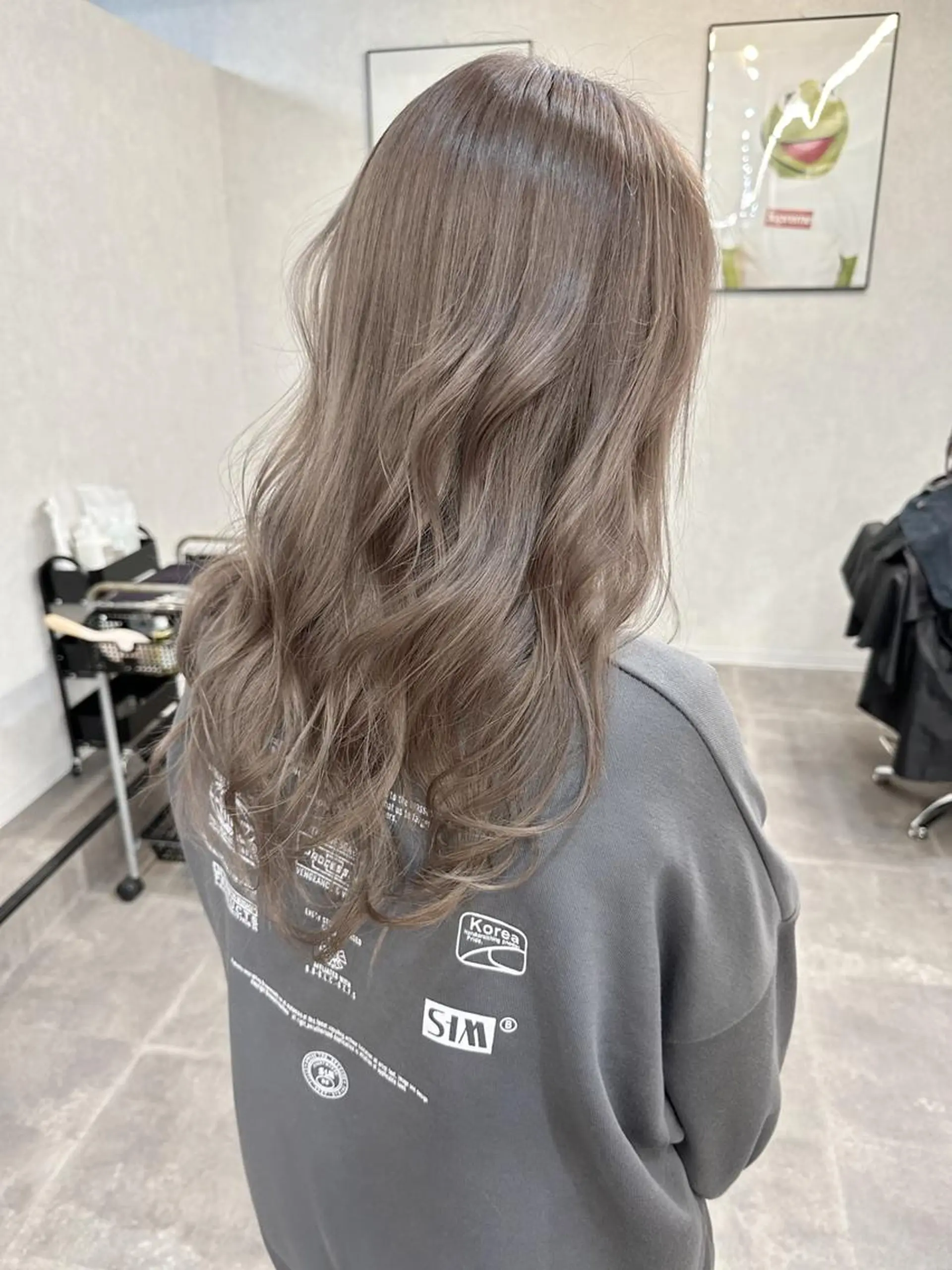 セミロング ヘアアレンジ カラー 💎lino _by _ACNE💎 🧸のヘアスタイル