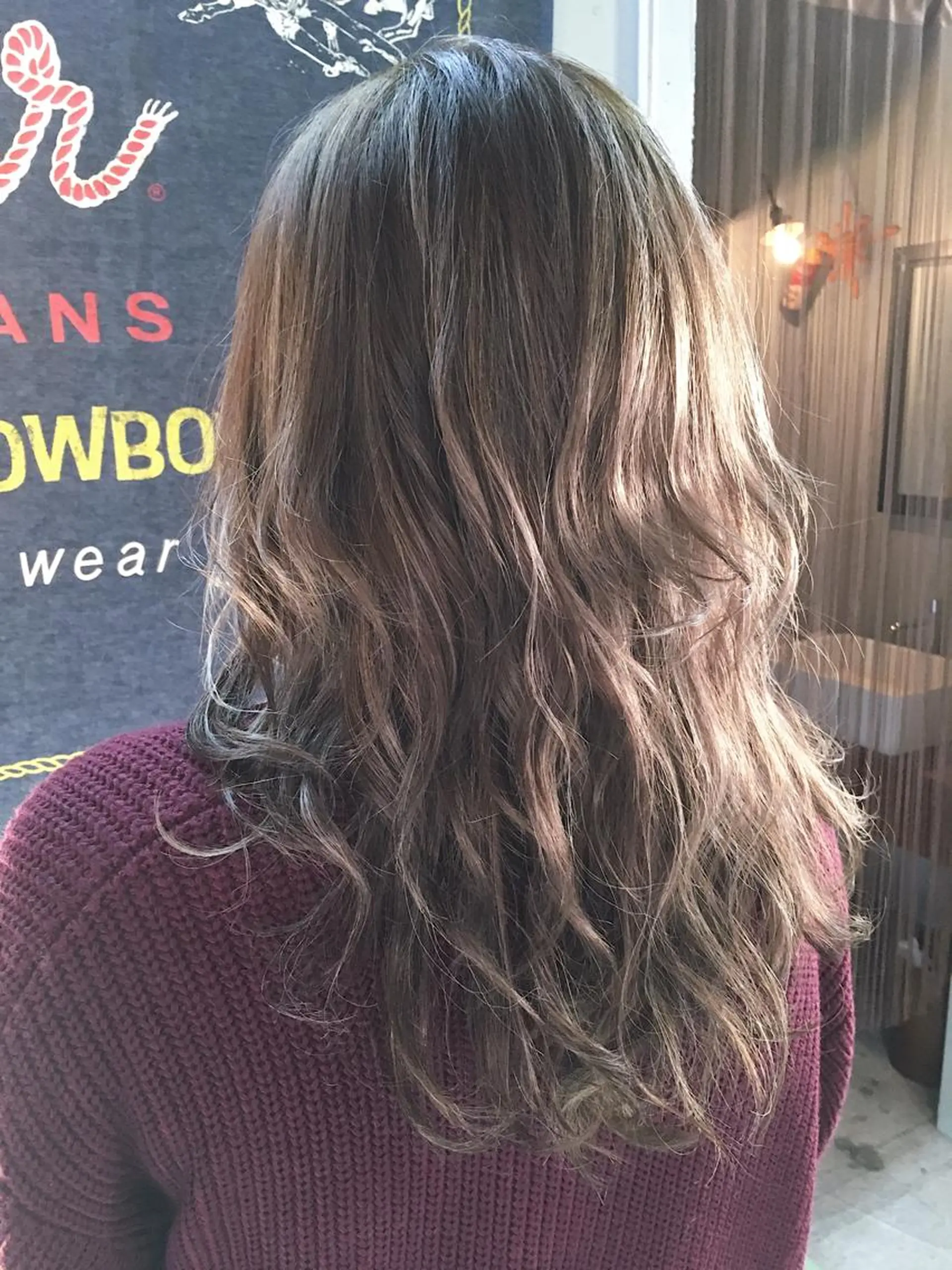 ロング カラー パーマ ヘアカラー トリートメント 代表 中島貴志のヘアスタイル