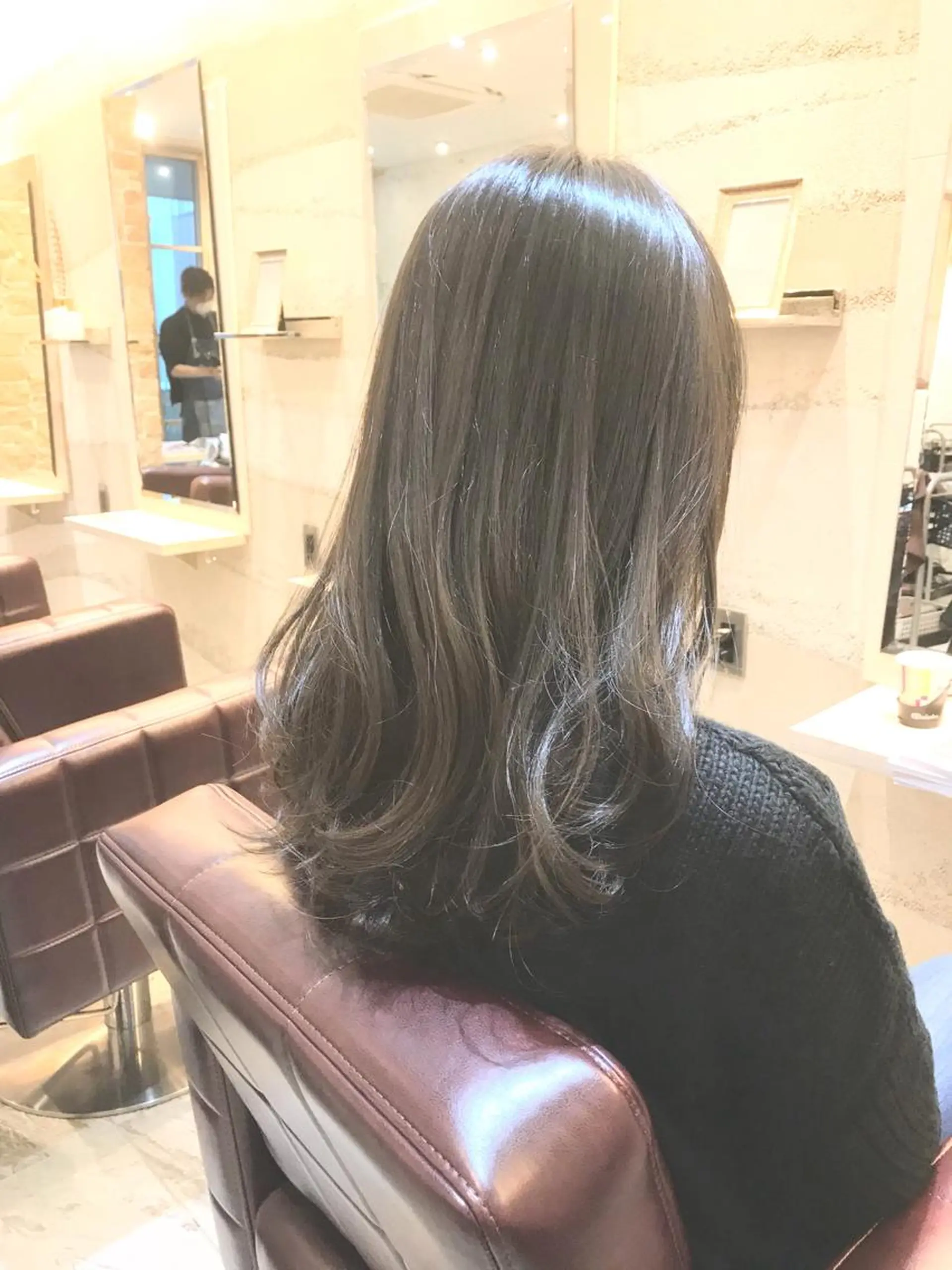 ミディアム カラー 髪質改善・艶髪特化 木村侑平のヘアスタイル