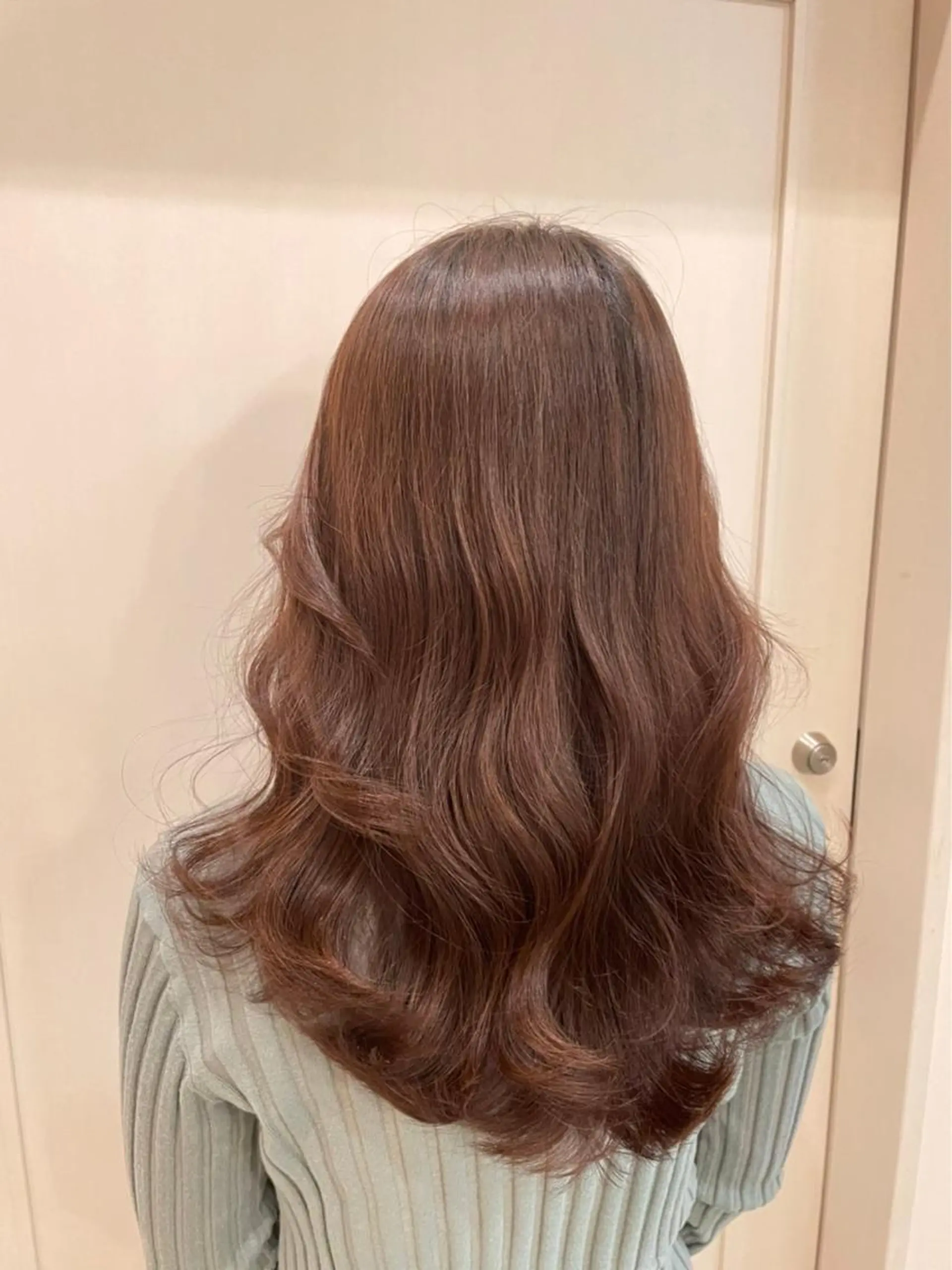 ロング カット ヘアカラー トリートメント 京都レイヤーカット/ 縮毛矯正/羽柴りくのヘアスタイル