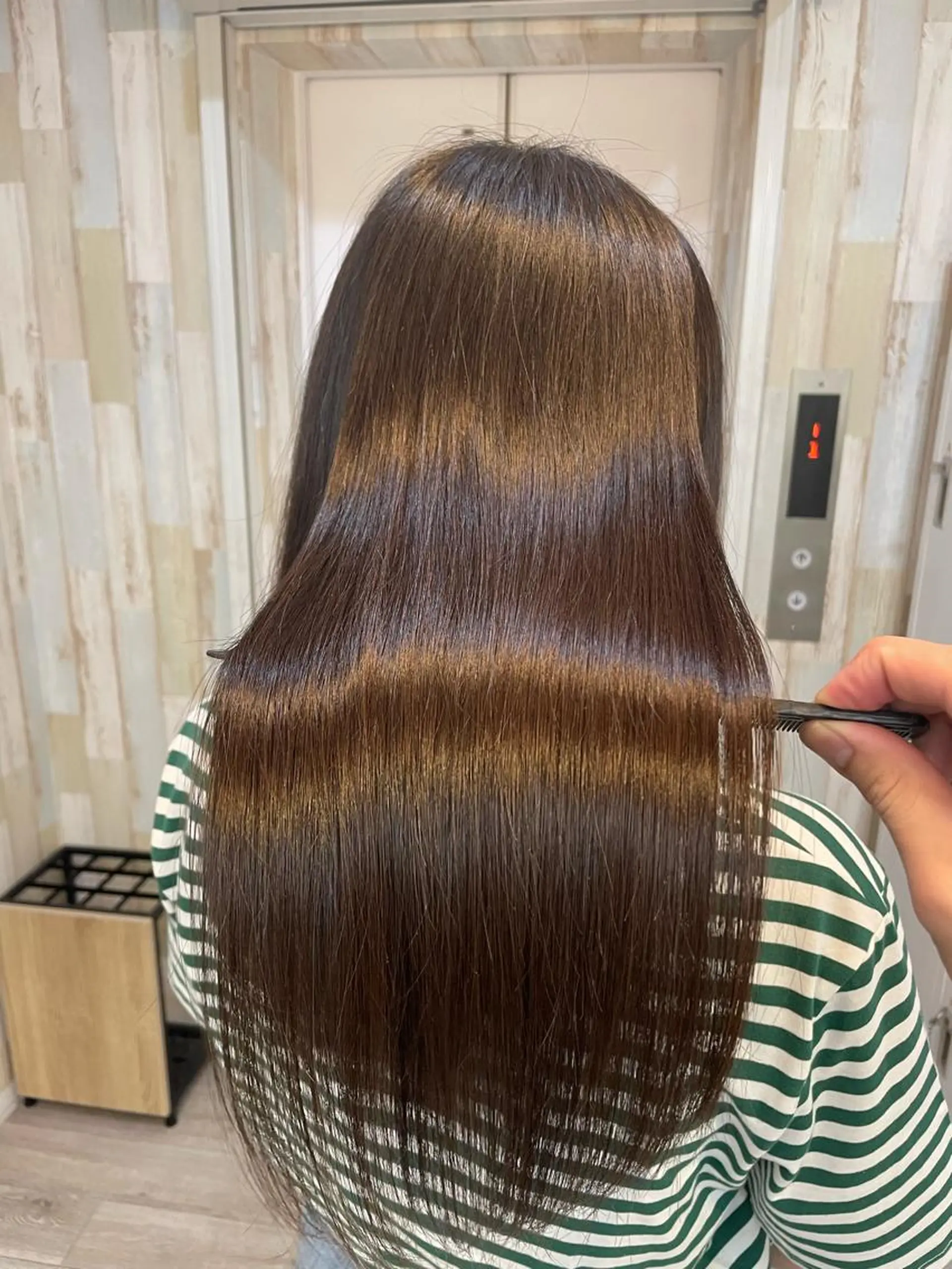 ロング カラー 髪質改善 トリートメント HIKARU副店長/ ✨️髪質改善のヘアスタイル