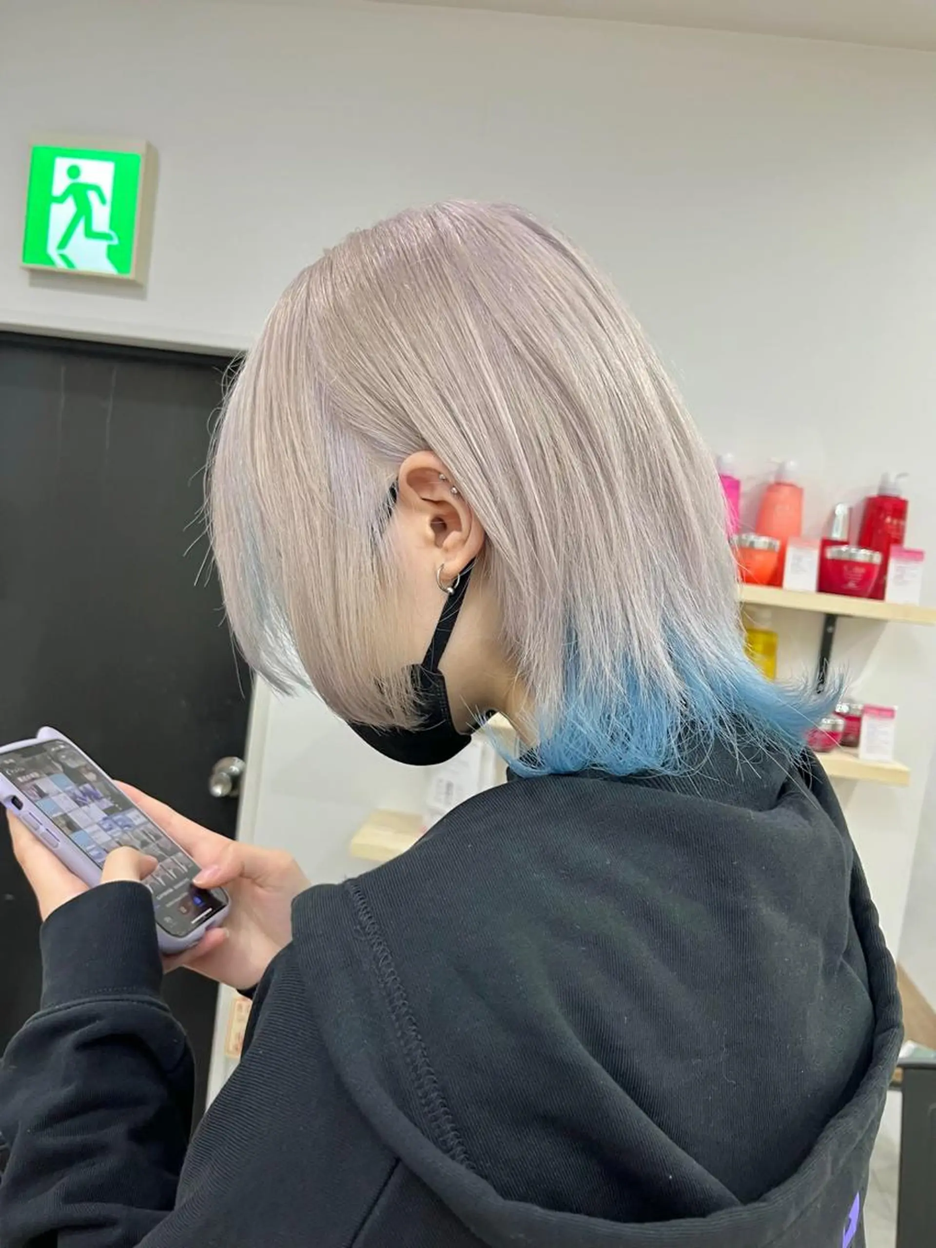 ミディアム ウルフカット カットモデル募集🐺 らいと💎のヘアスタイル